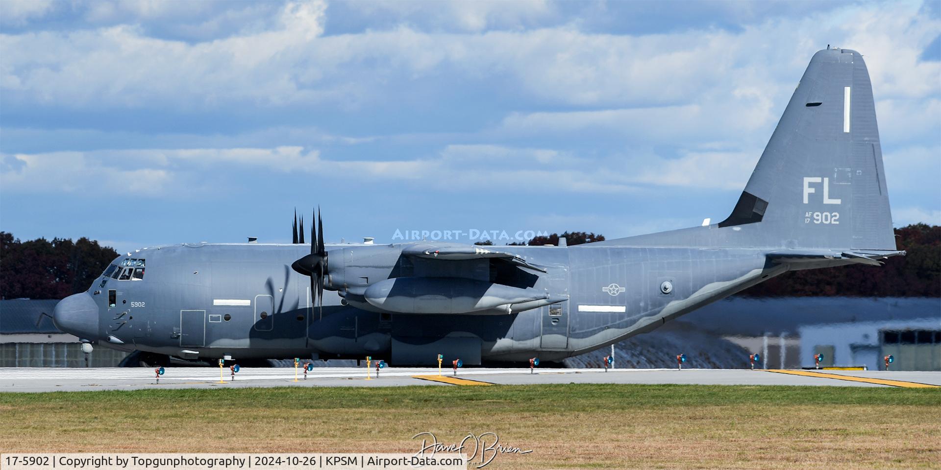 17-5902, 2018 Lockheed Martin HC-130J Combat King II Hercules Hercules C/N 382-5902, KING39 taking RW34