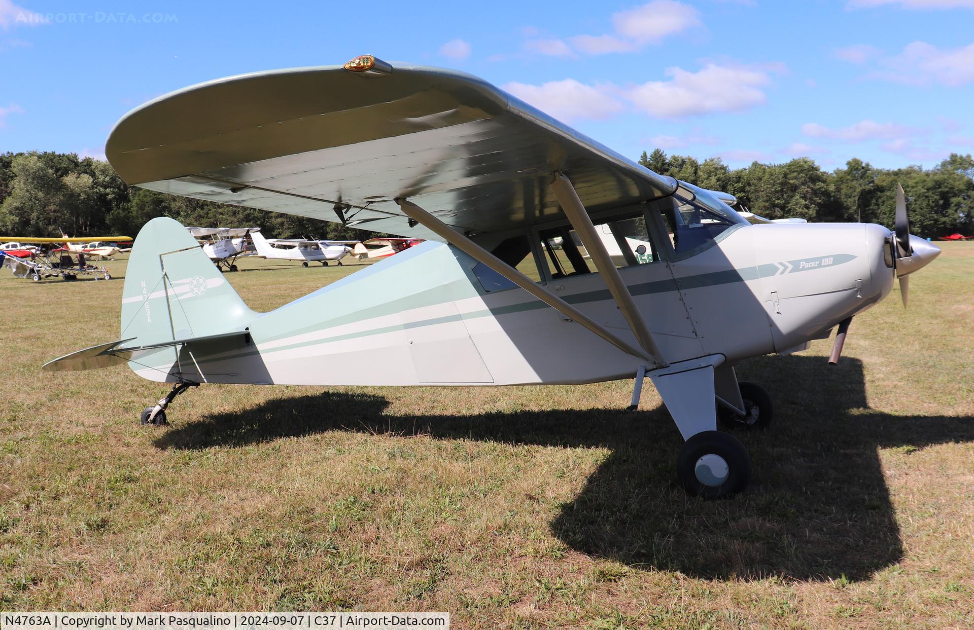 N4763A, 1956 Piper PA-22-150 C/N 22-3911, Piper PA-22-150