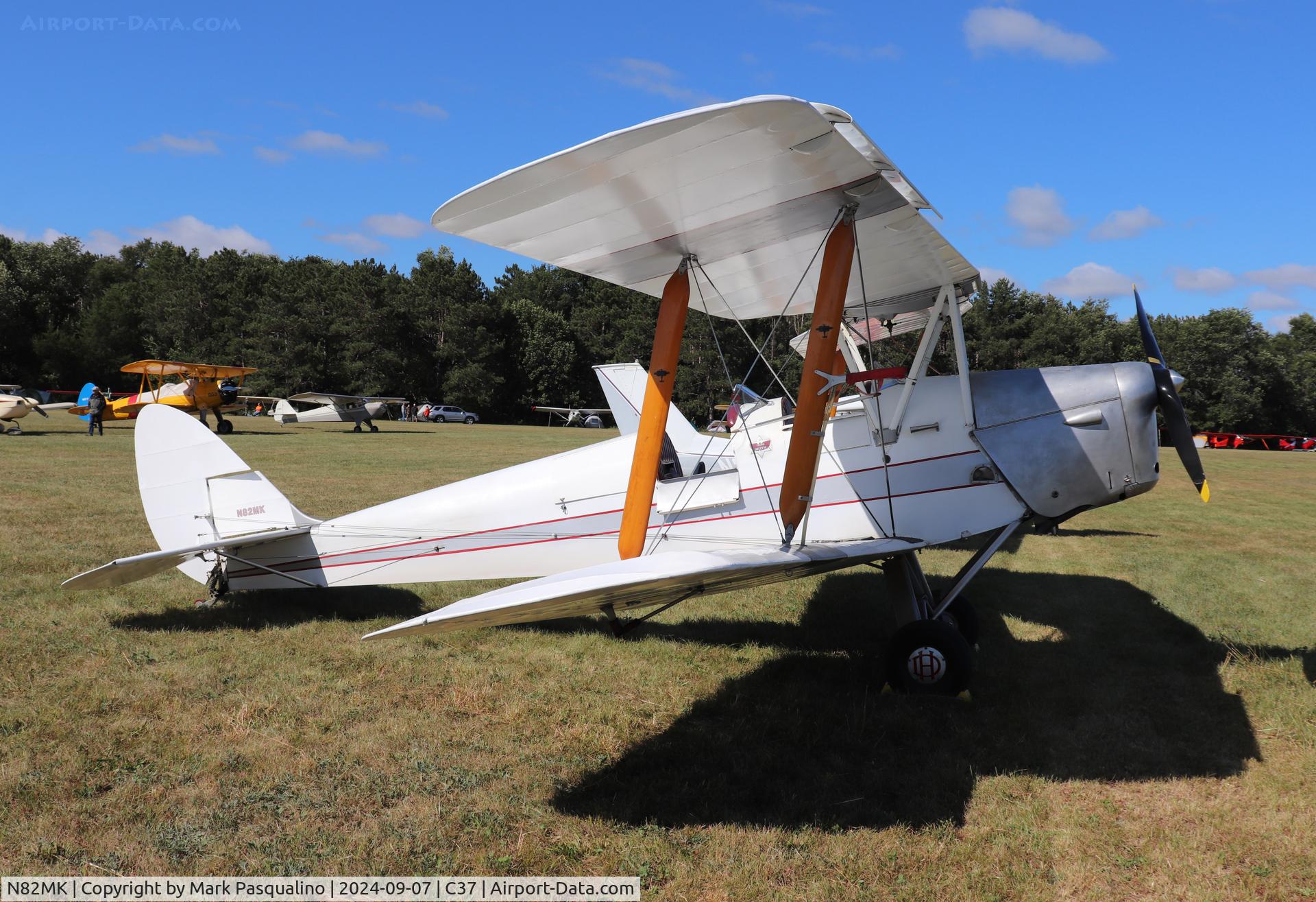 N82MK, 1939 De Havilland DH-82A Tiger Moth II C/N 82186, De Haviland DH-82A