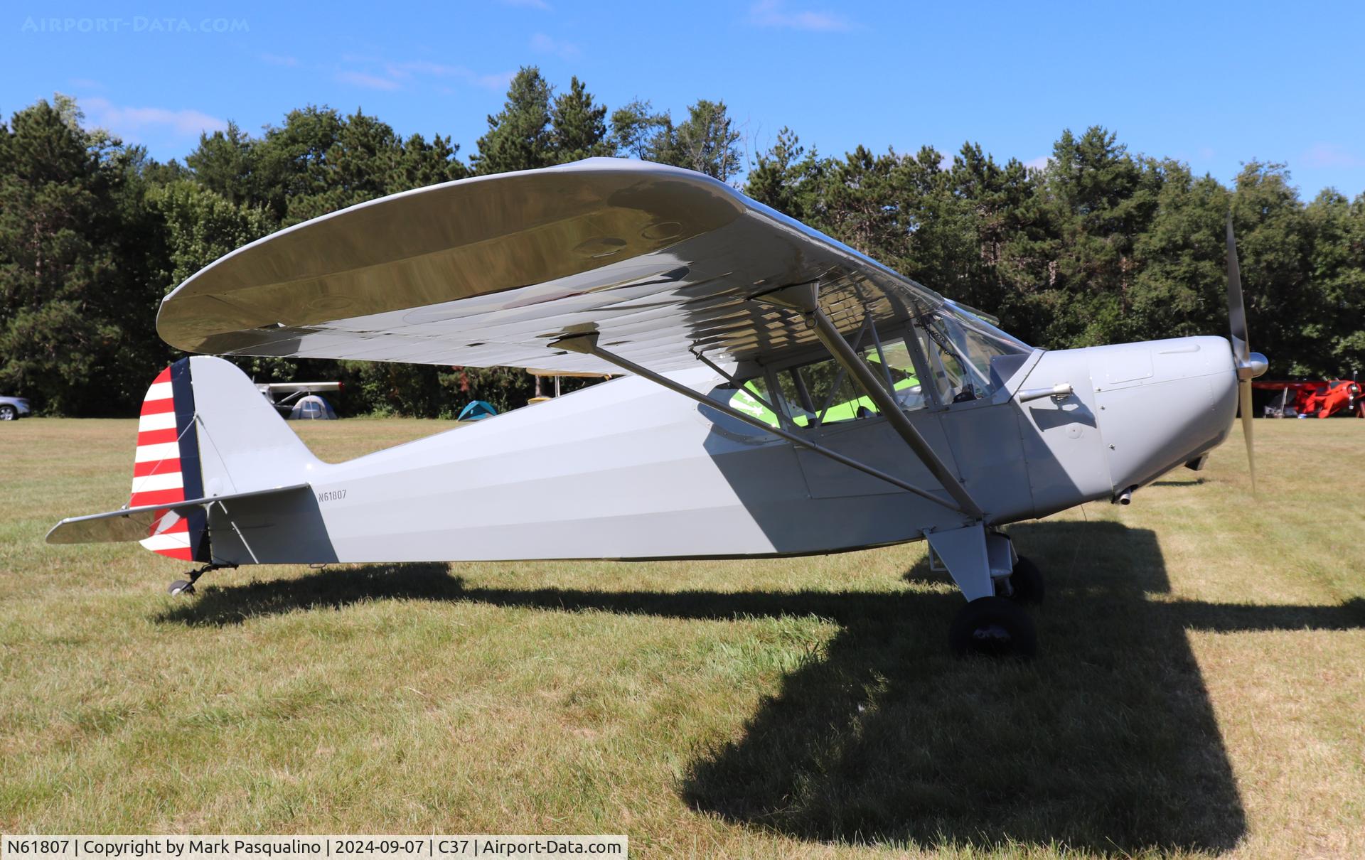 N61807, 1943 Taylorcraft DCO-65 C/N 5760, Taylorcraft DCO-65