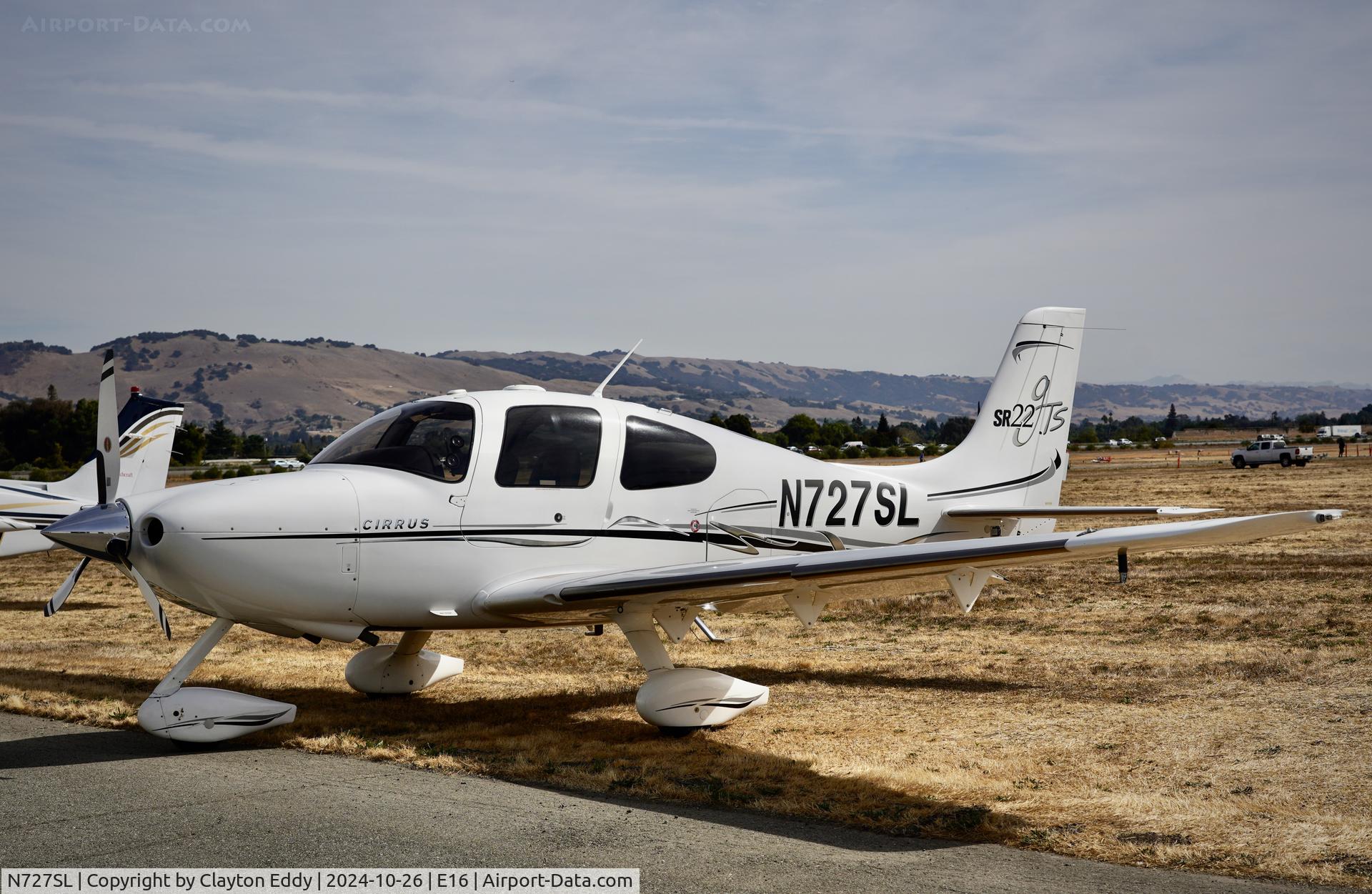 N727SL, 2006 Cirrus SR22 GTS C/N 1773, San Martin airport in California 2024.
