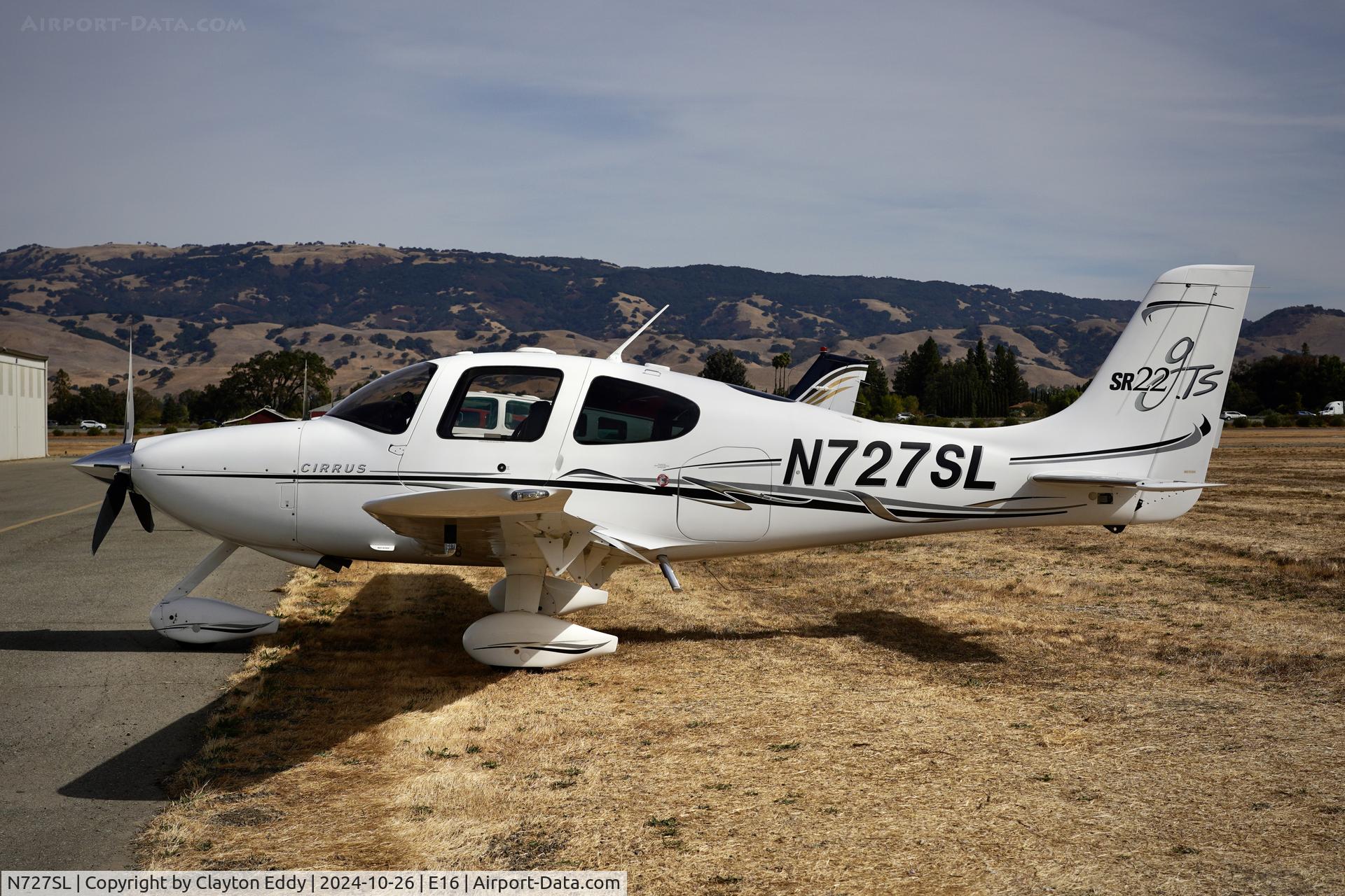 N727SL, 2006 Cirrus SR22 GTS C/N 1773, San Martin airport in California 2024.