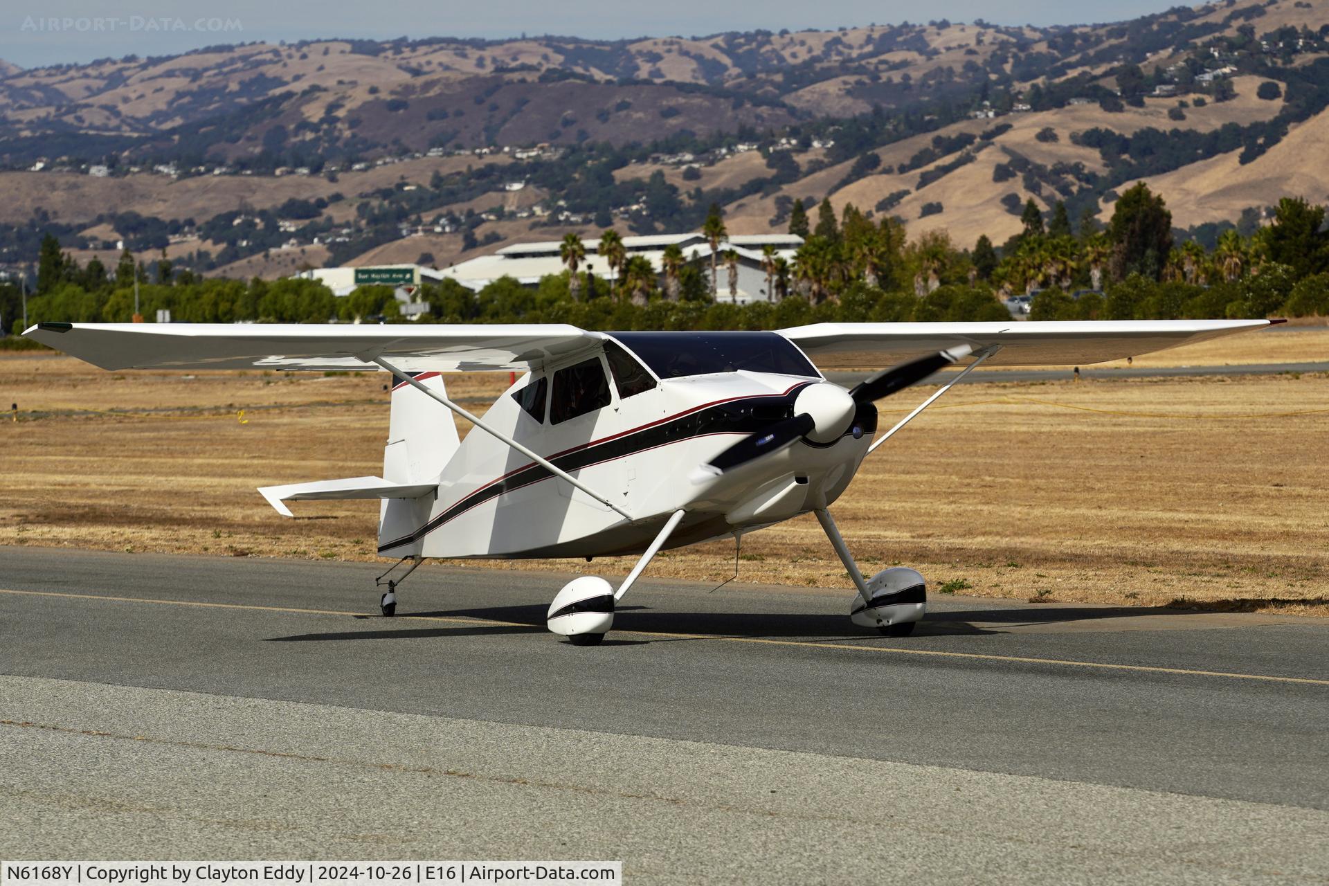 N6168Y, 1995 Wittman W-10 Tailwind C/N JC5, San Martin airport in California 2024.