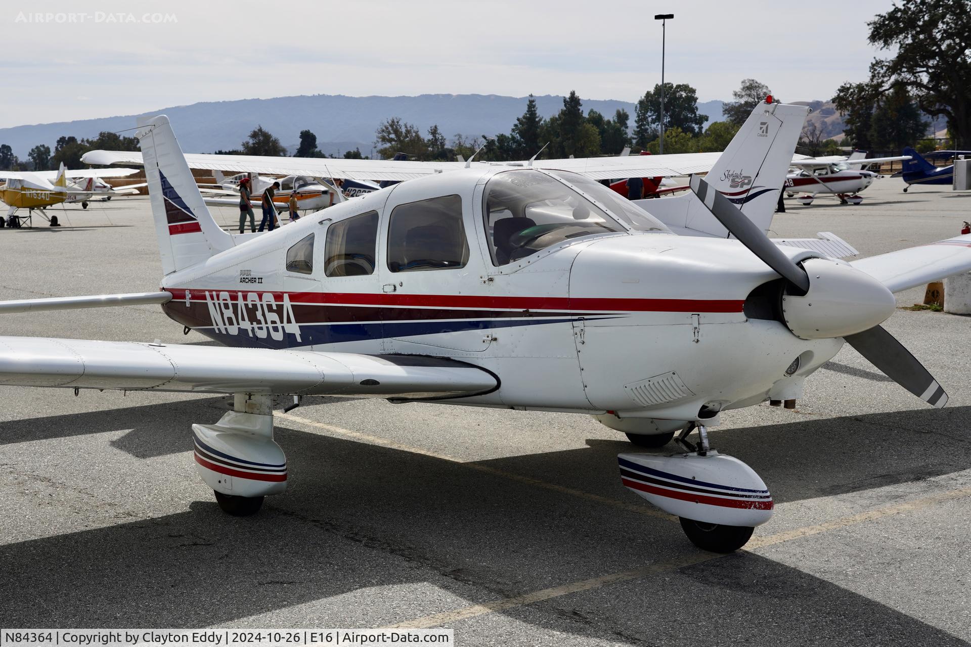 N84364, 1981 Piper PA-28-181 C/N 28-8290008, San Martin airport in California 2024.