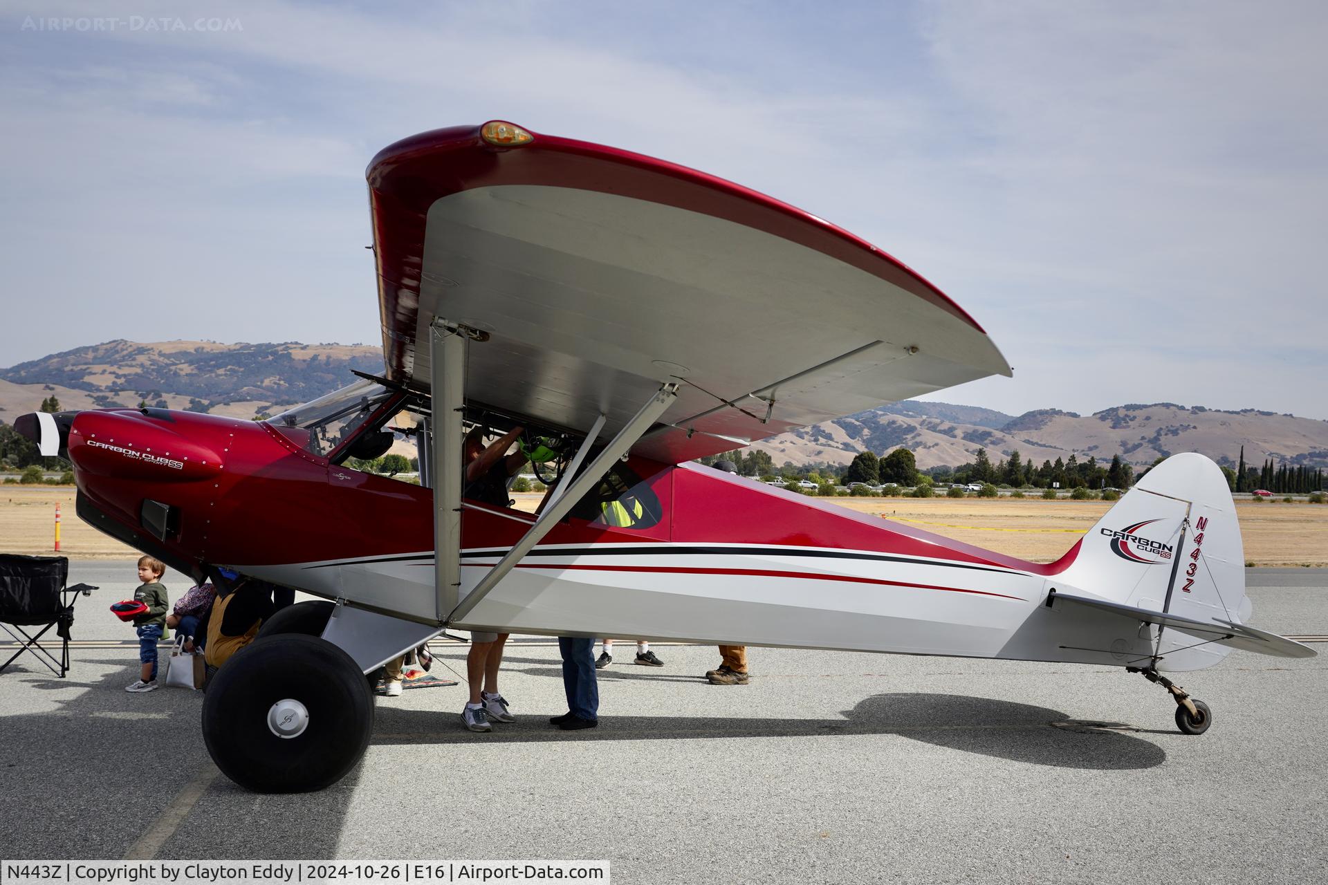 N443Z, 2009 Cub Crafters CC11-160 Carbon Cub SS C/N CC11-00109, San Martin airport in California 2024.
