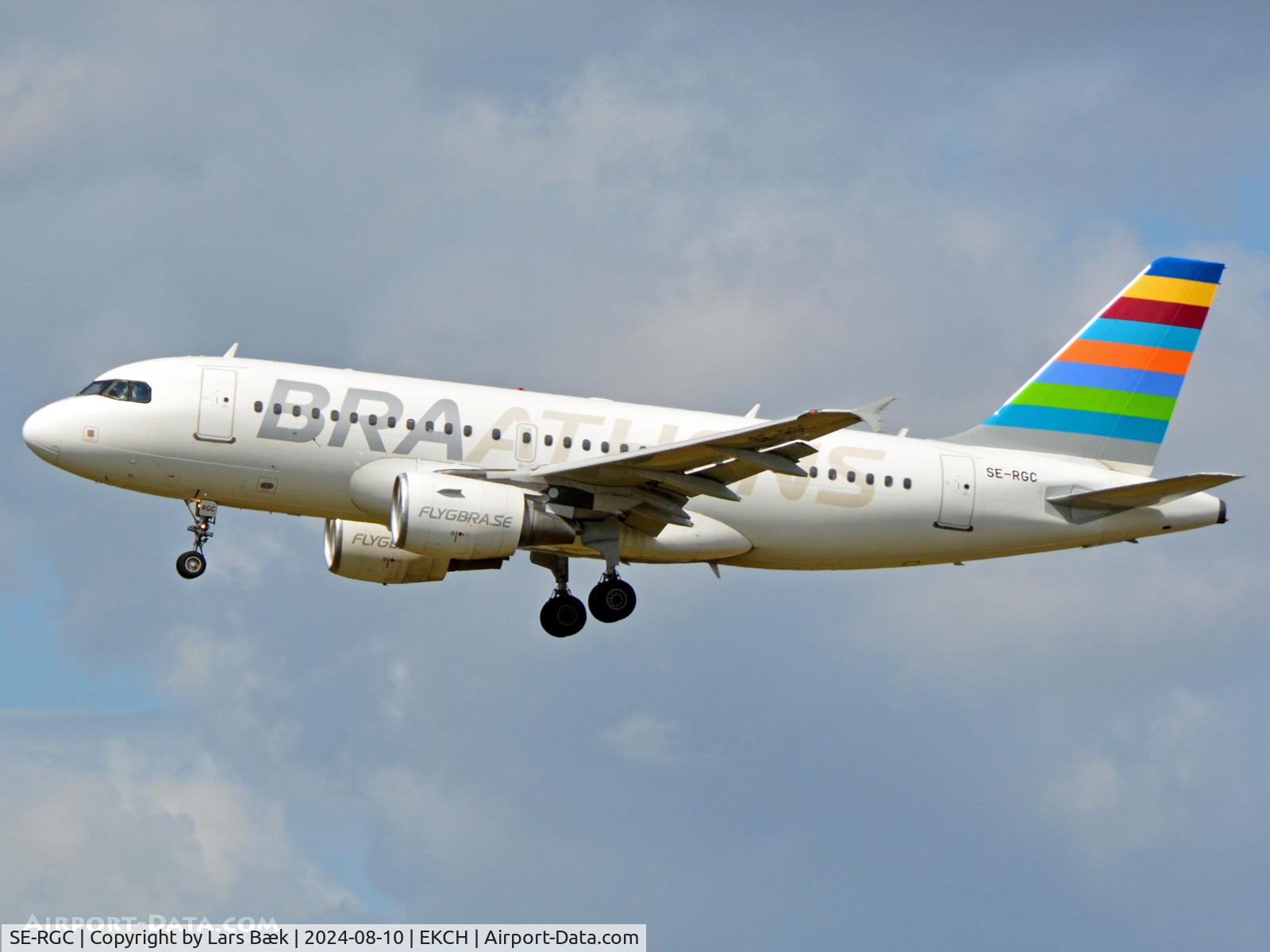 SE-RGC, 2008 Airbus A319-112 C/N 3445, Kystvejen RWY22L