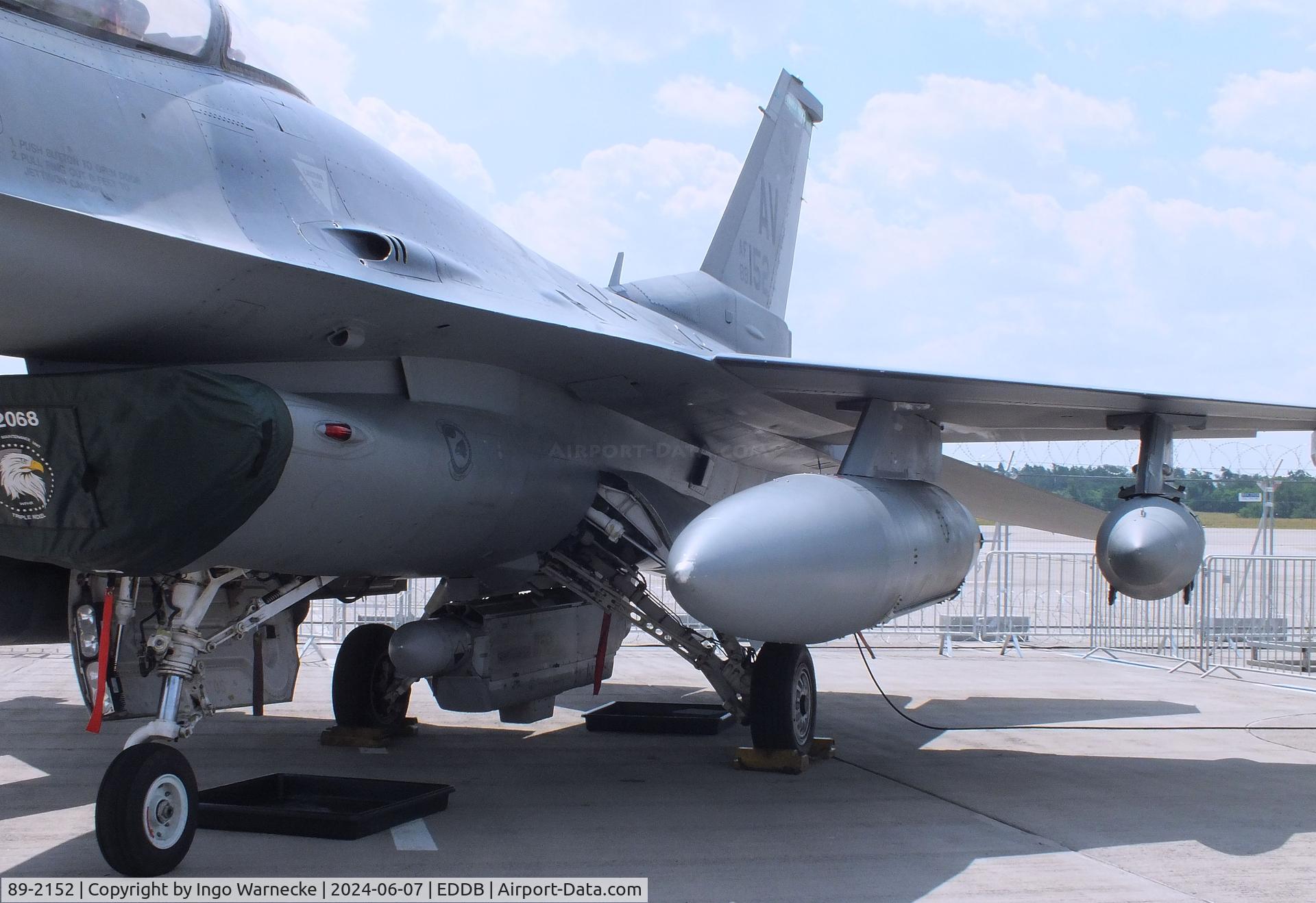 89-2152, General Dynamics F-16DM Fighting Falcon C/N 1C-305, General Dynamics F-16C Fighting Falcon of the USAF at ILA 2024, Berlin