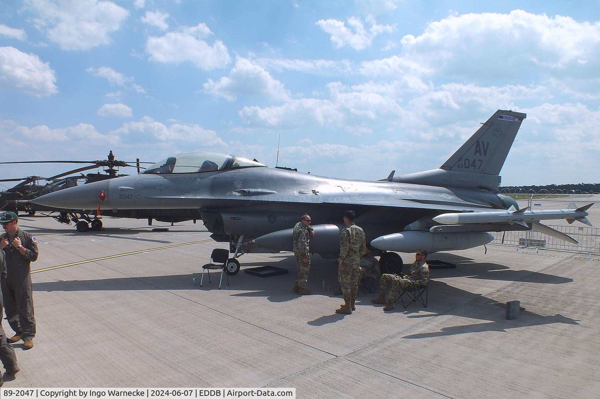 89-2047, 1989 General Dynamics F-16C Fighting Falcon C/N 1C-200, General Dynamics F-16C Fighting Falcon of the USAF at ILA 2024, Berlin