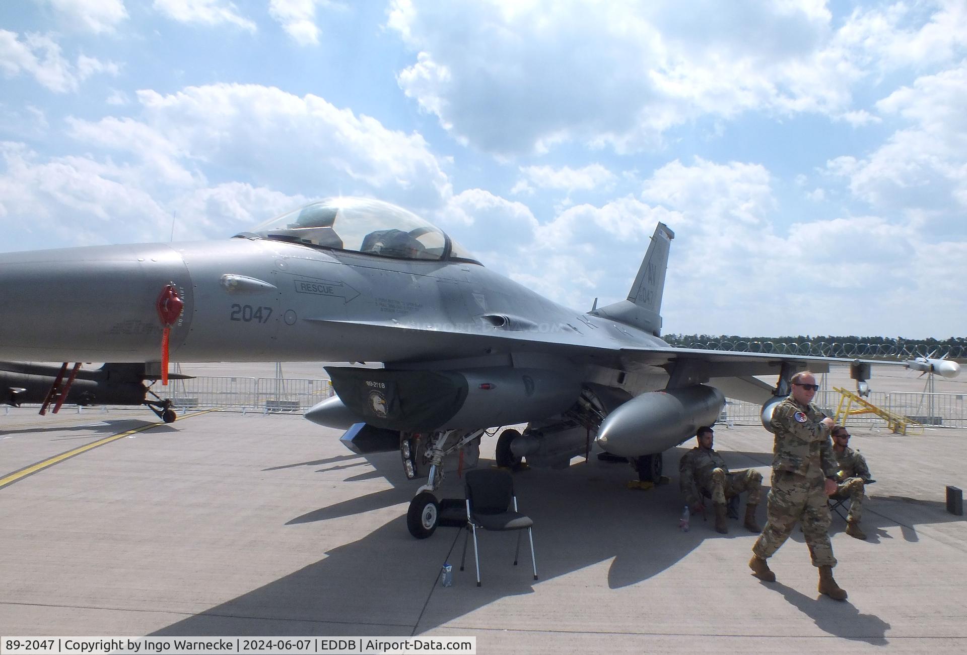 89-2047, 1989 General Dynamics F-16C Fighting Falcon C/N 1C-200, General Dynamics F-16C Fighting Falcon of the USAF at ILA 2024, Berlin