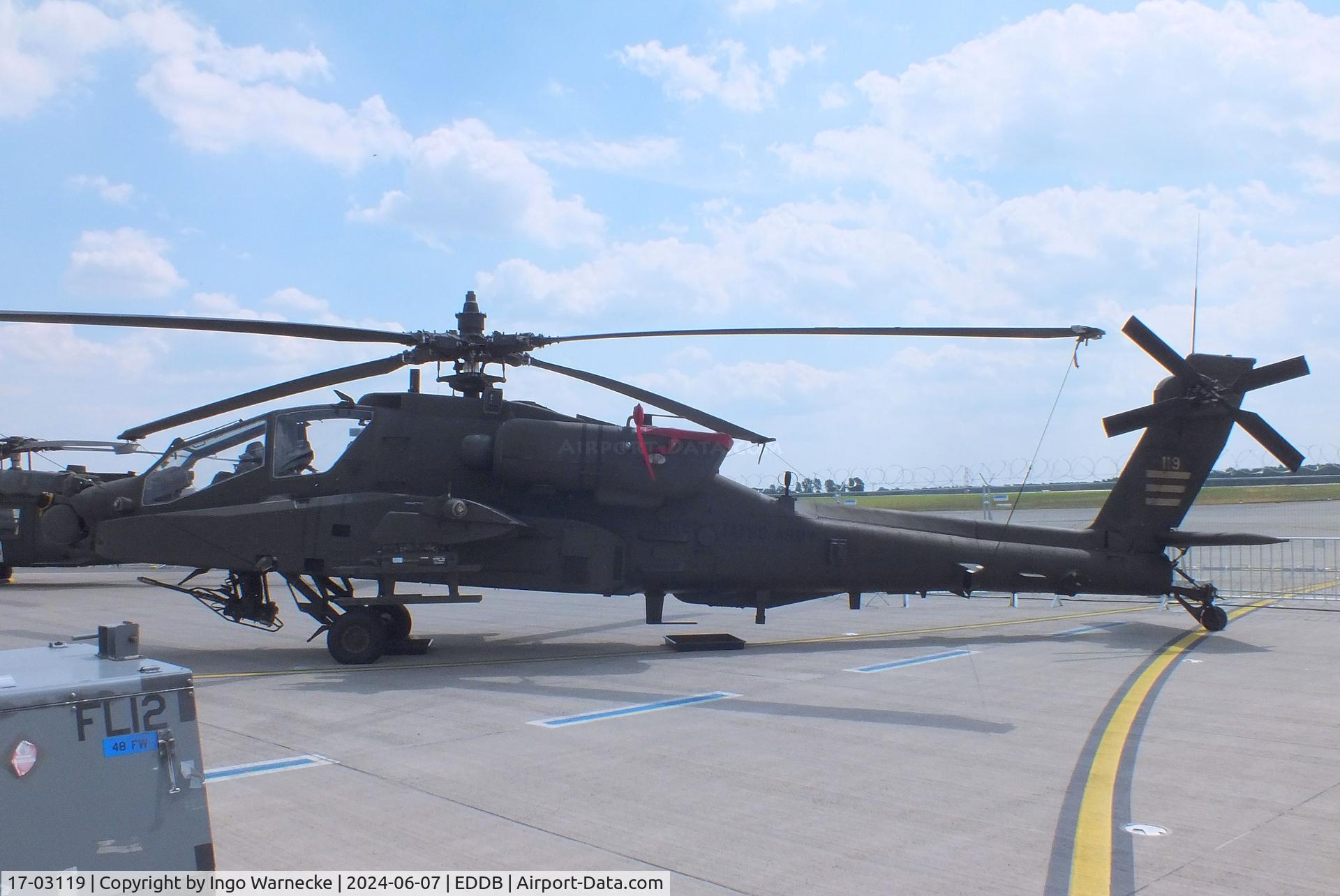 17-03119, 2017 Boeing AH-64E Apache Guardian C/N MM119, Boeing AH-64E Apache Guardian of the US Army at ILA 2024, Berlin