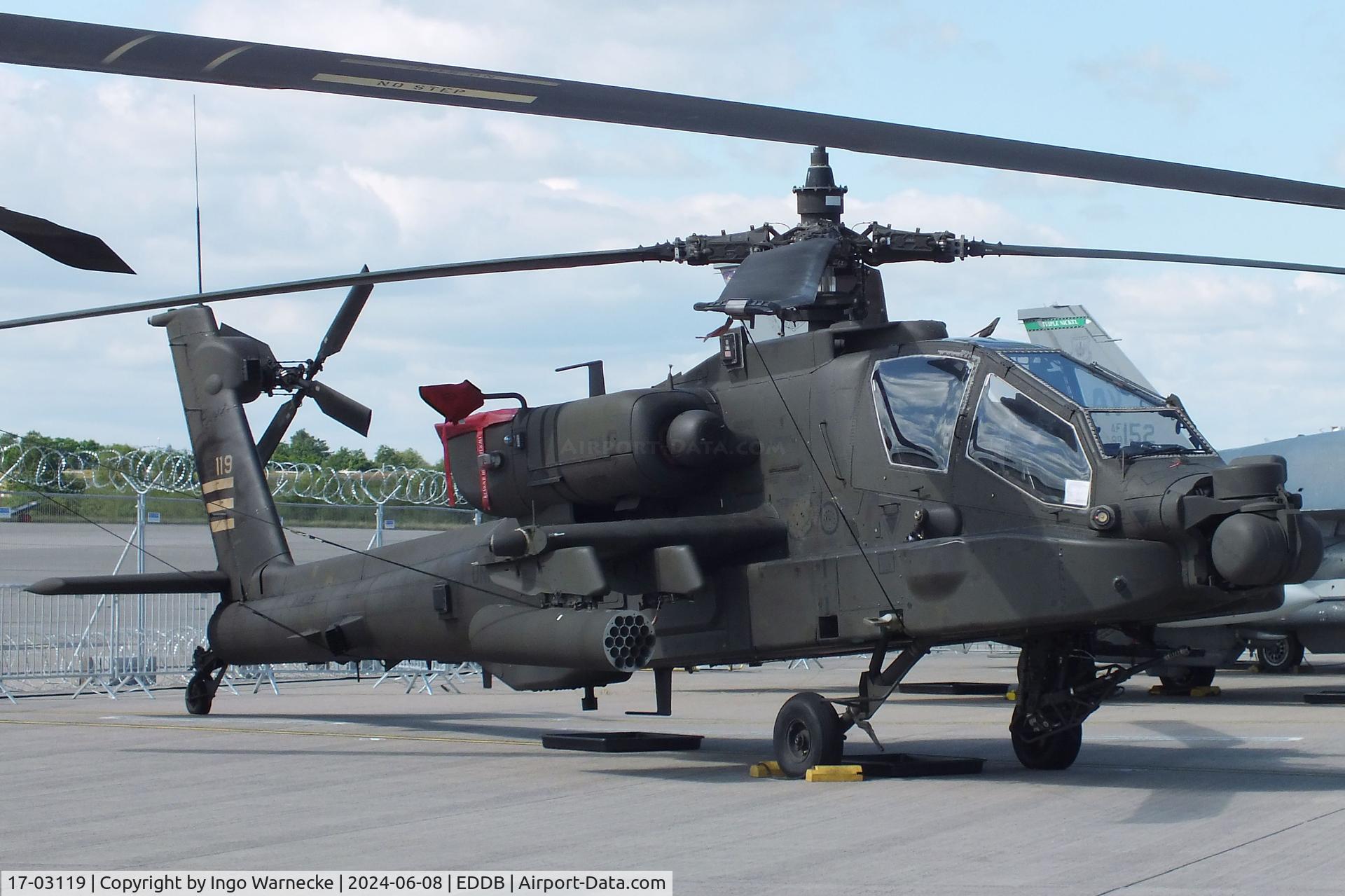17-03119, 2017 Boeing AH-64E Apache Guardian C/N MM119, Boeing AH-64E Apache Guardian of the US Army at ILA 2024, Berlin