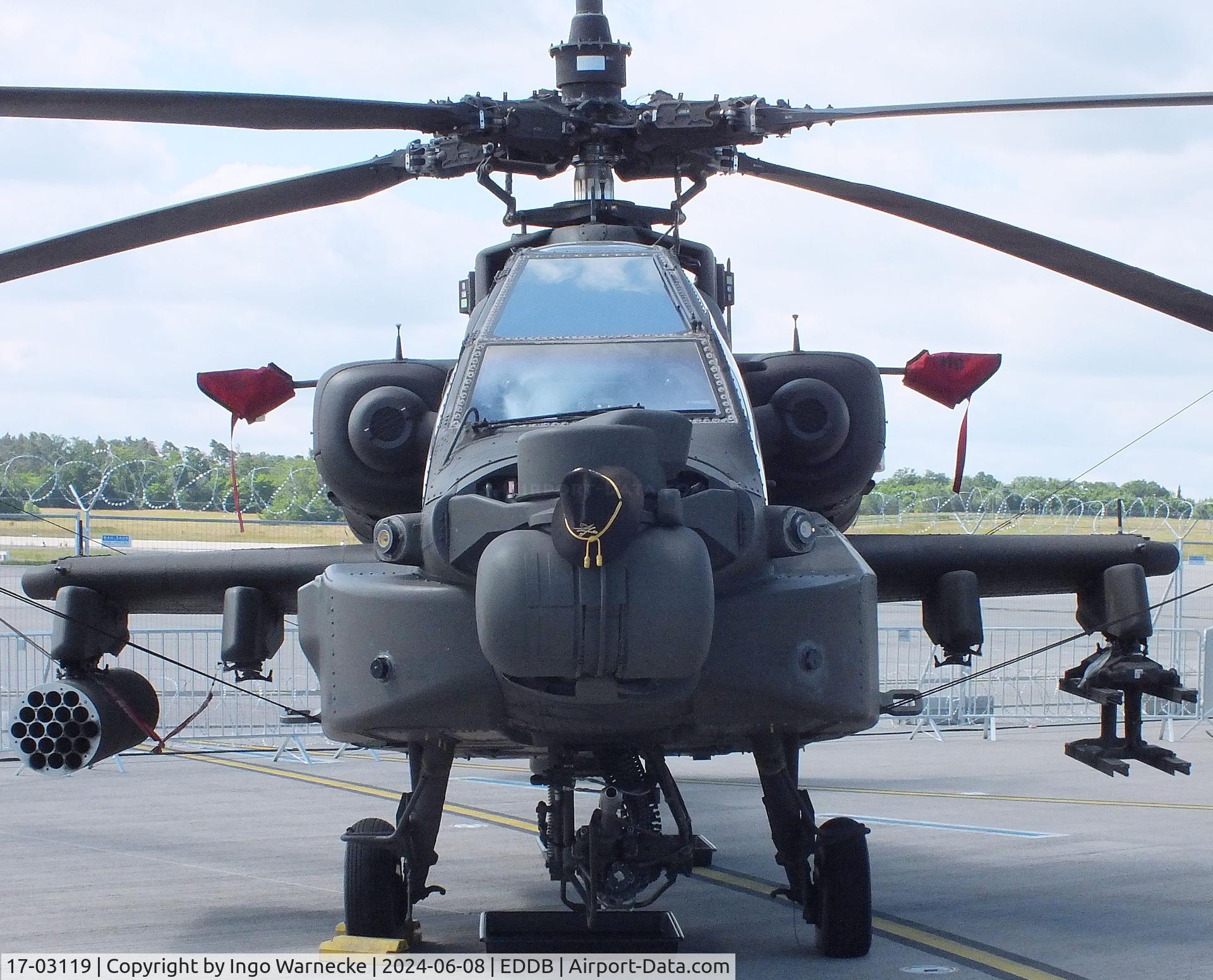 17-03119, 2017 Boeing AH-64E Apache Guardian C/N MM119, Boeing AH-64E Apache Guardian of the US Army at ILA 2024, Berlin