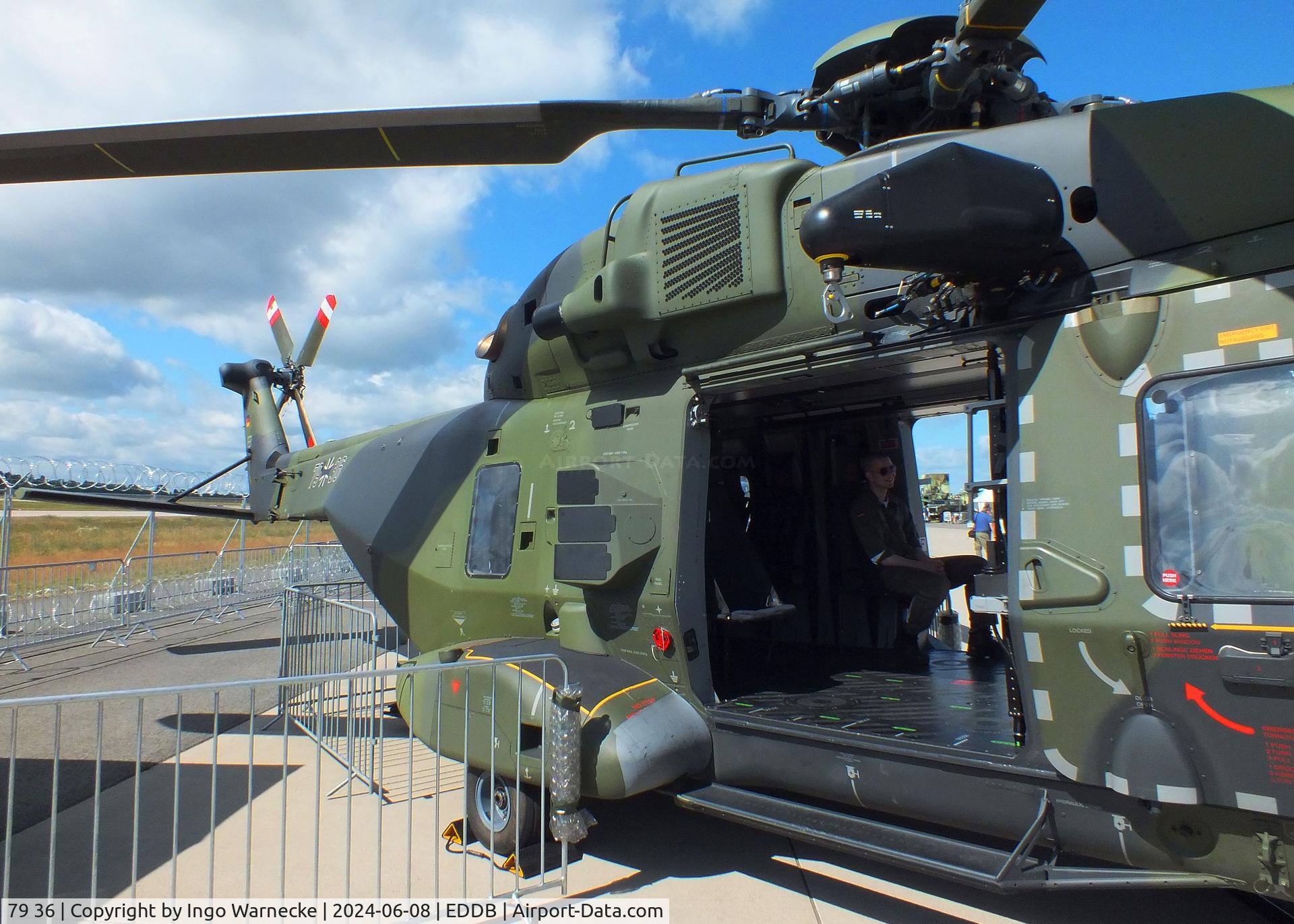 79 36, NHI NH-90 TTH Caiman C/N TGEE36, NHI NH90 TTH of the Heeresflieger (German Army) at ILA 2024, Berlin