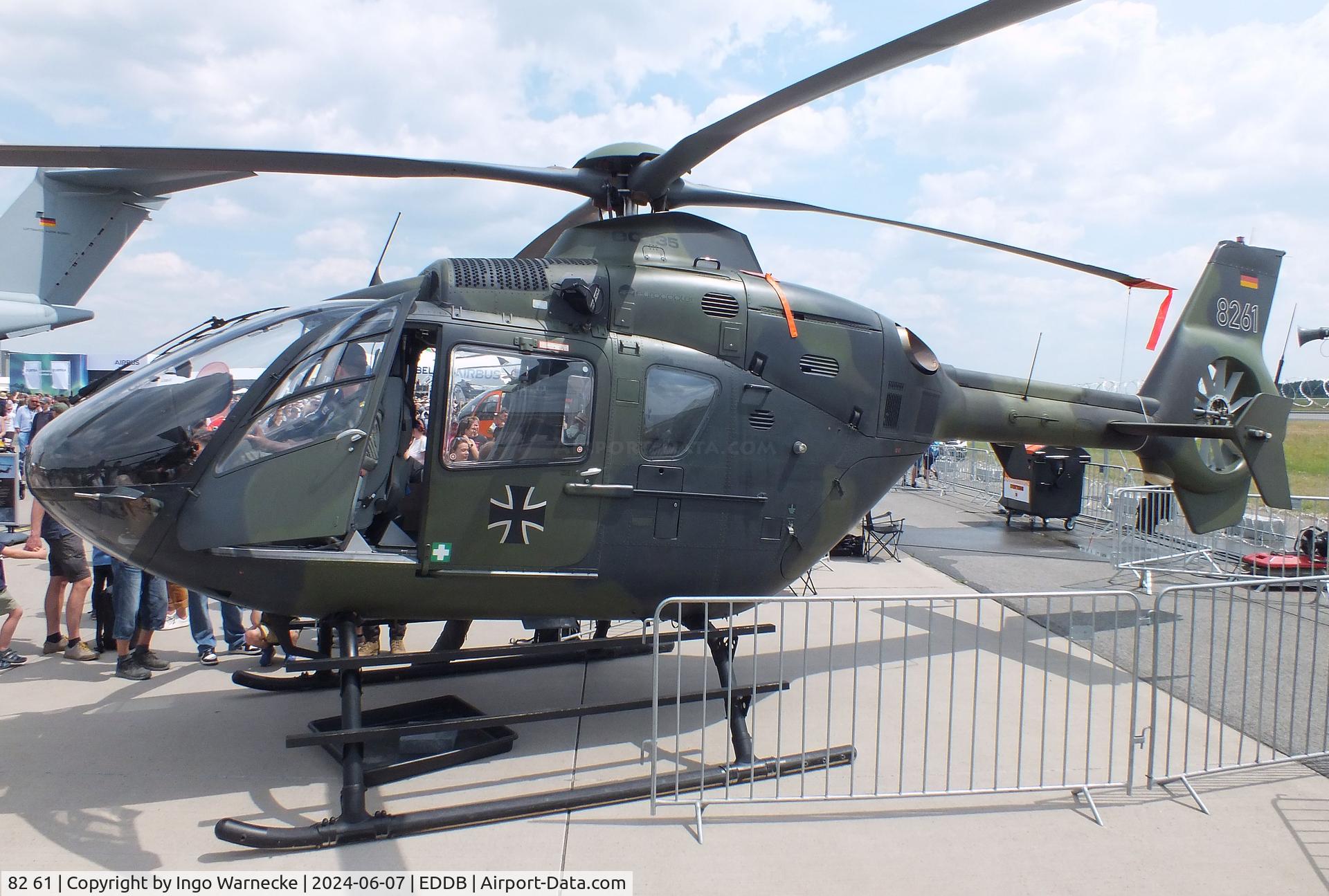 82 61, 2001 Eurocopter EC-135T-1 C/N 0113, Eurocopter EC135T-1 of the Heeresflieger (German Army) at ILA 2024, Berlin