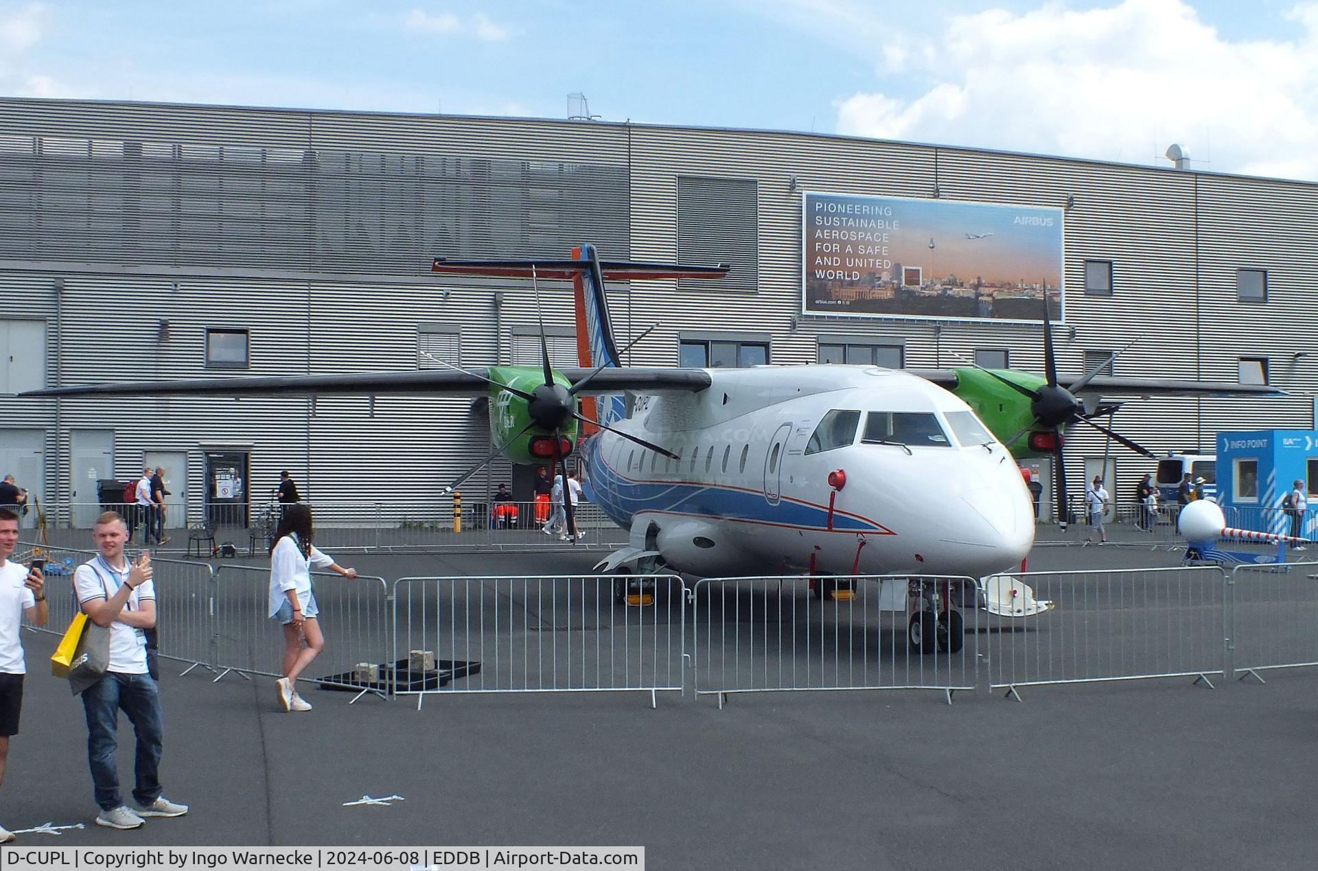 D-CUPL, 1995 Dornier 328-100 C/N 3061, Dornier 328-100 UpLift testbed for climate-neutral propulsion of the DLR at ILA 2024, Berlin