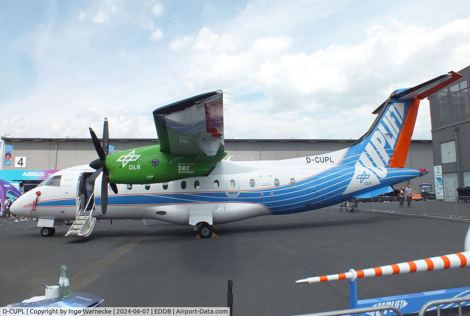 D-CUPL, 1995 Dornier 328-100 C/N 3061, Dornier 328-100 UpLift testbed for climate-neutral propulsion of the DLR at ILA 2024, Berlin