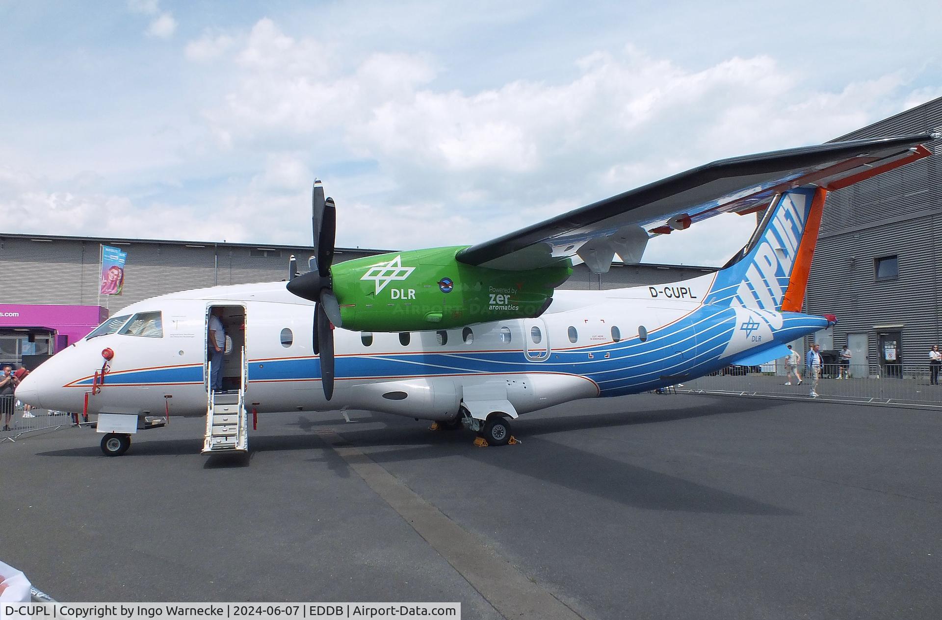 D-CUPL, 1995 Dornier 328-100 C/N 3061, Dornier 328-100 UpLift testbed for climate-neutral propulsion of the DLR at ILA 2024, Berlin