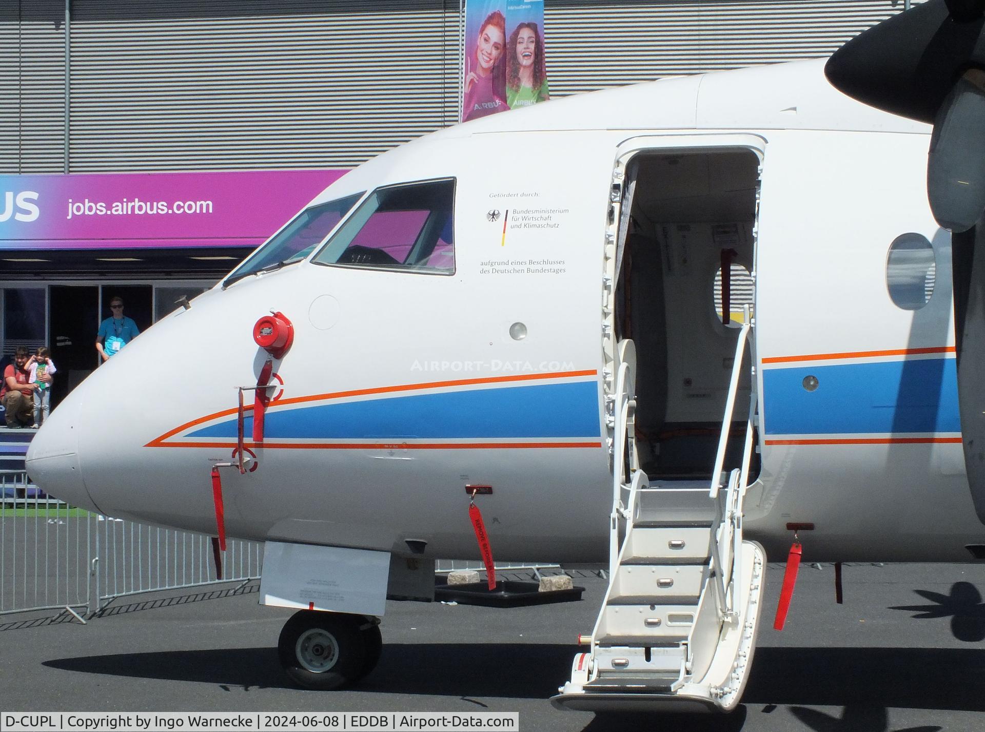 D-CUPL, 1995 Dornier 328-100 C/N 3061, Dornier 328-100 UpLift testbed for climate-neutral propulsion of the DLR at ILA 2024, Berlin