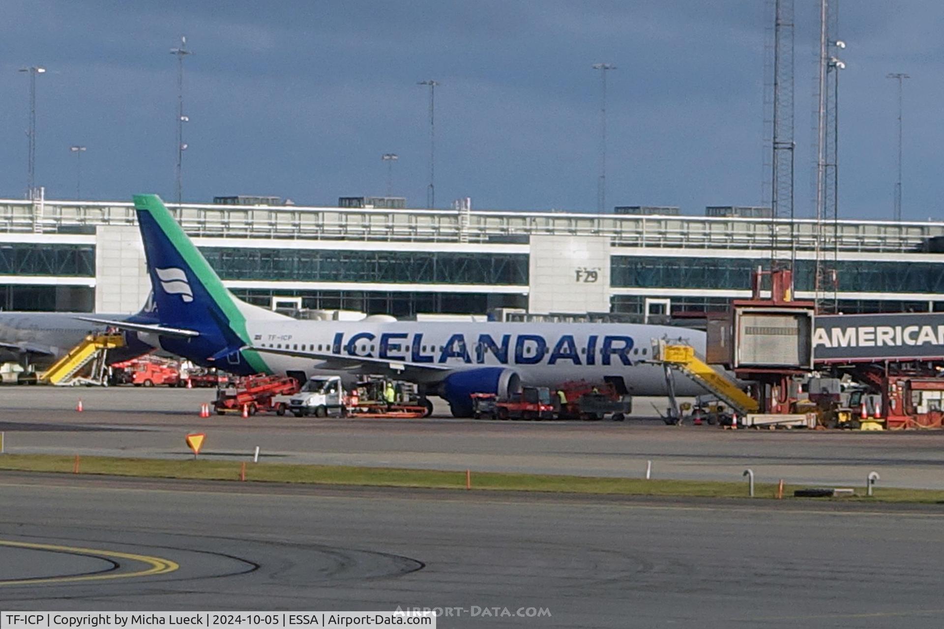 TF-ICP, 2019 Boeing 737-8 MAX C/N 44360, At Arlanda