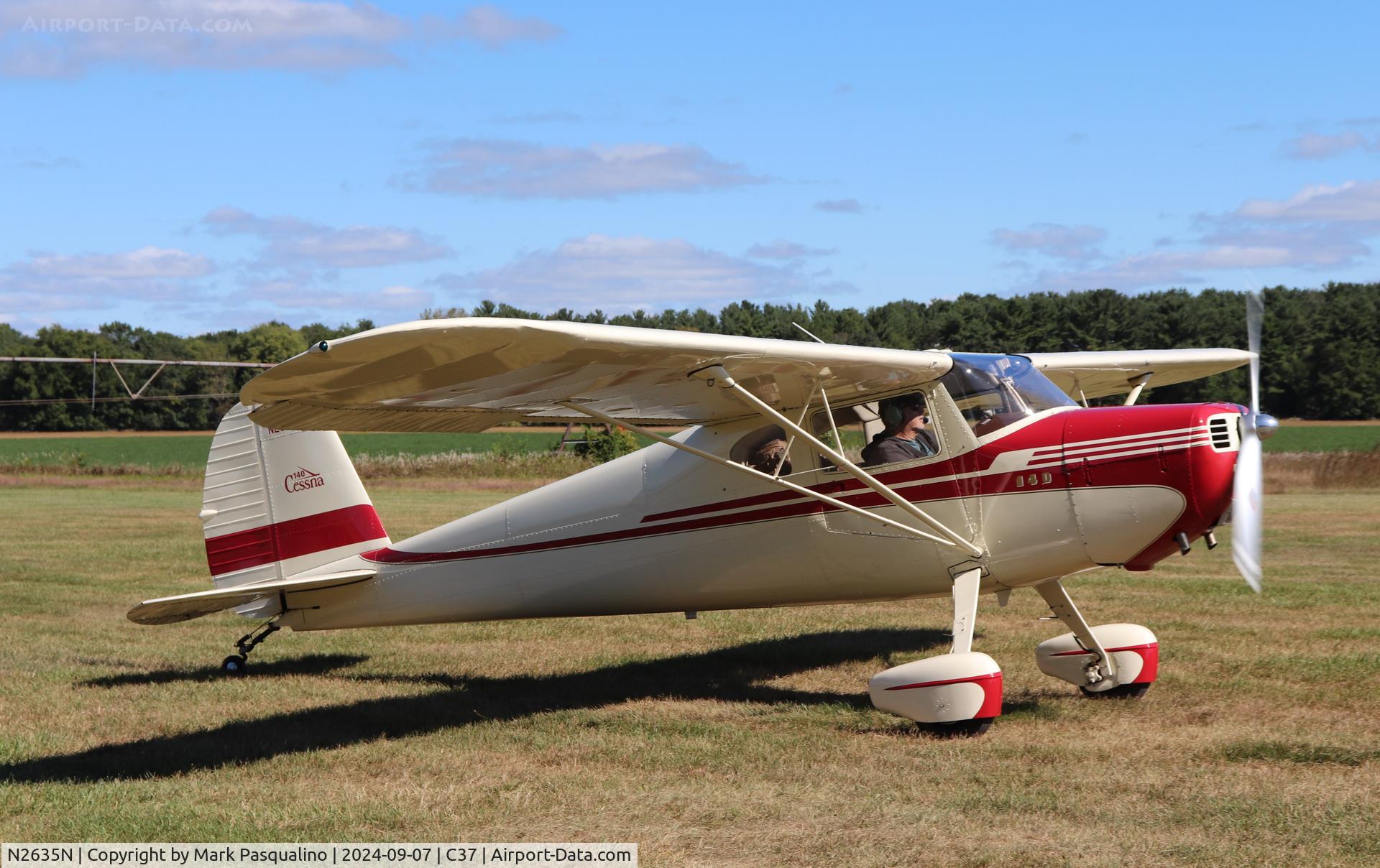 N2635N, 1947 Cessna 140 C/N 12893, Cessna 140