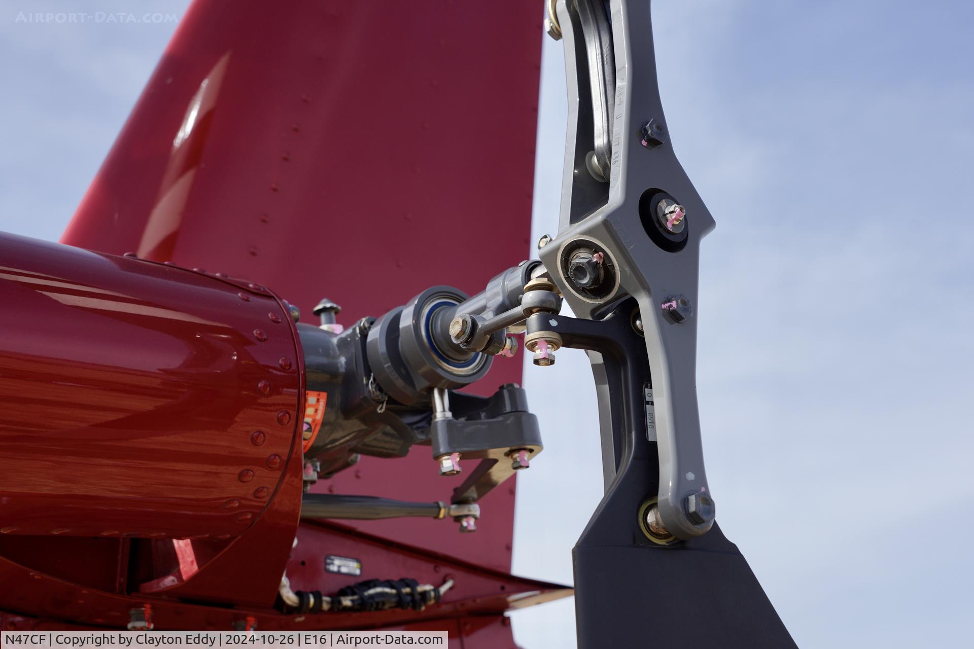 N47CF, 2007 Robinson R44 II C/N 11631, San Martin airport in California 2024.