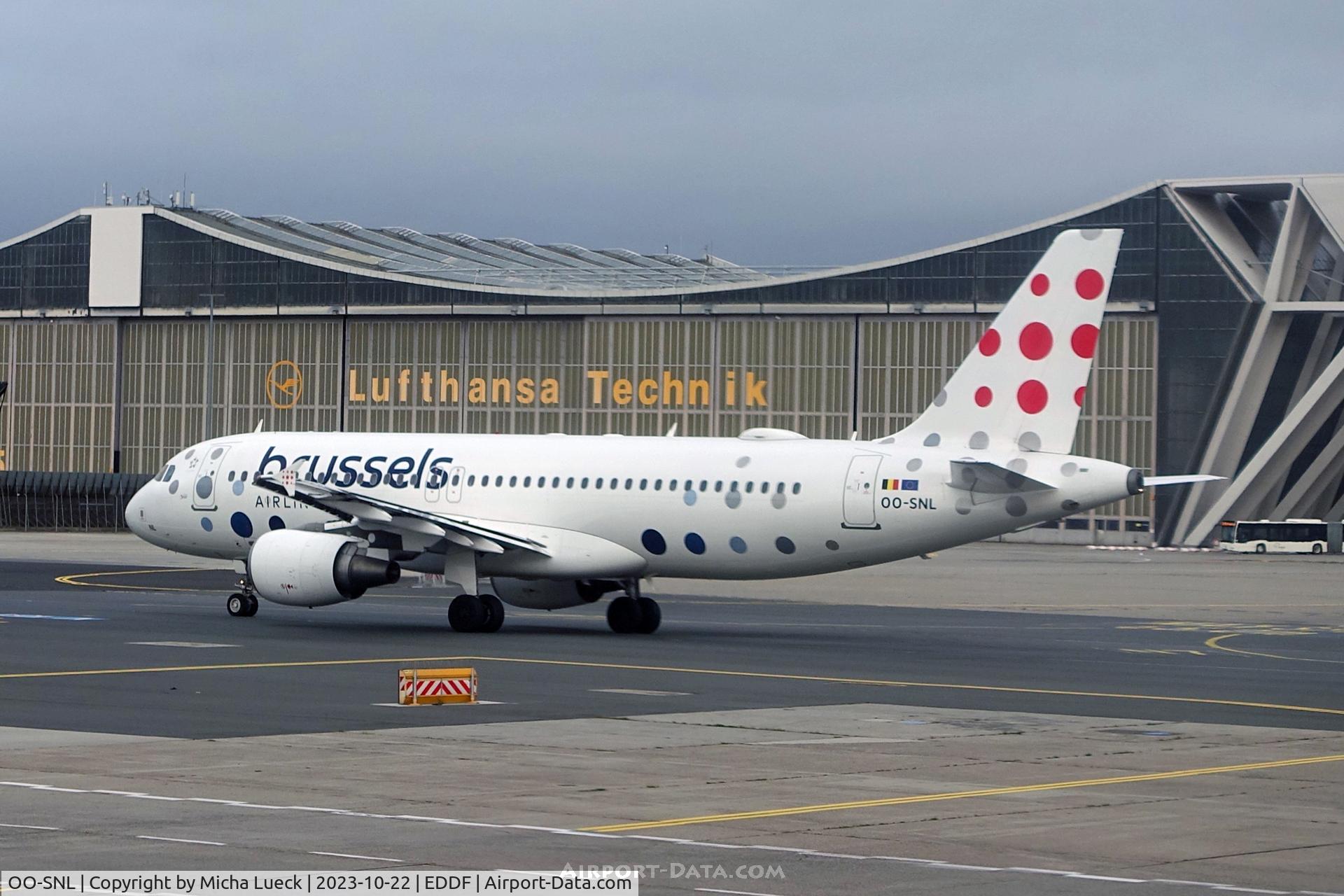 OO-SNL, 2003 Airbus A320-214 C/N 1961, At Frankfurt