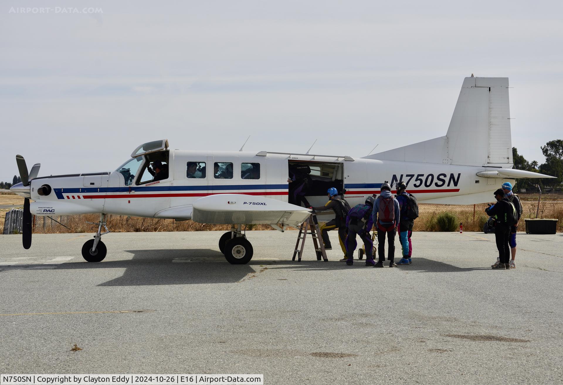 N750SN, 2008 Pacific Aerospace 750XL C/N 142, San Martin airport in California 2024.
