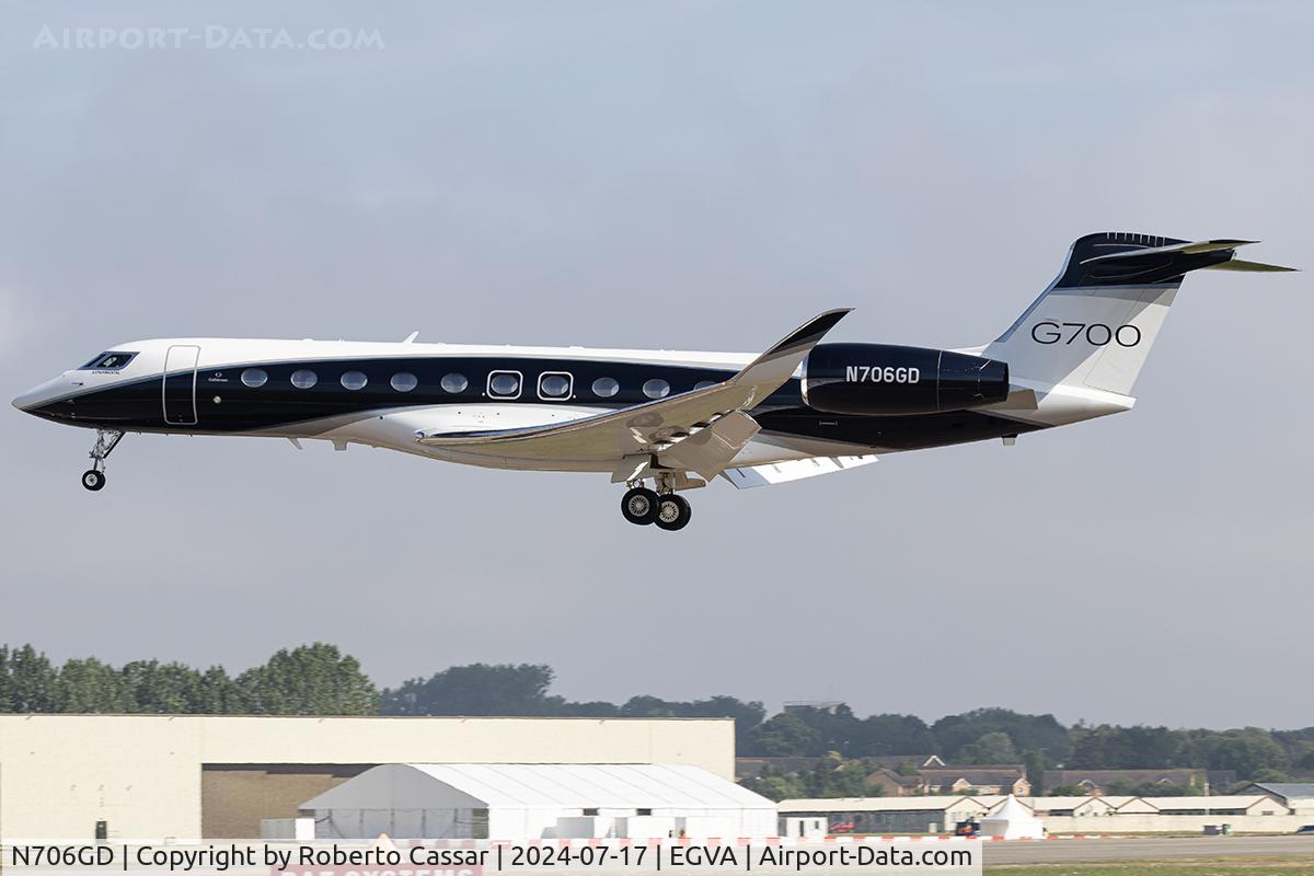 N706GD, 2022 Gulfstream G700 C/N 87006, RIAT 24