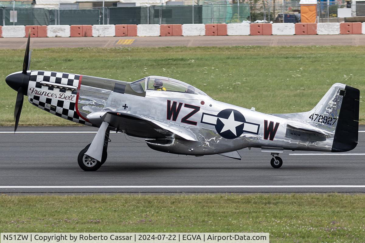 N51ZW, 1944 North American P-51D Mustang C/N 44-13903JP, RIAT 24
