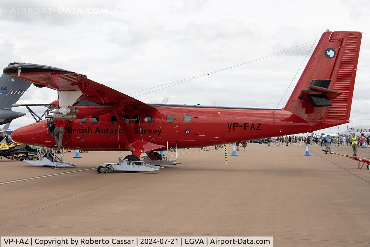VP-FAZ, 1981 De Havilland Canada DHC-6-300 Twin Otter C/N 748, RIAT 24