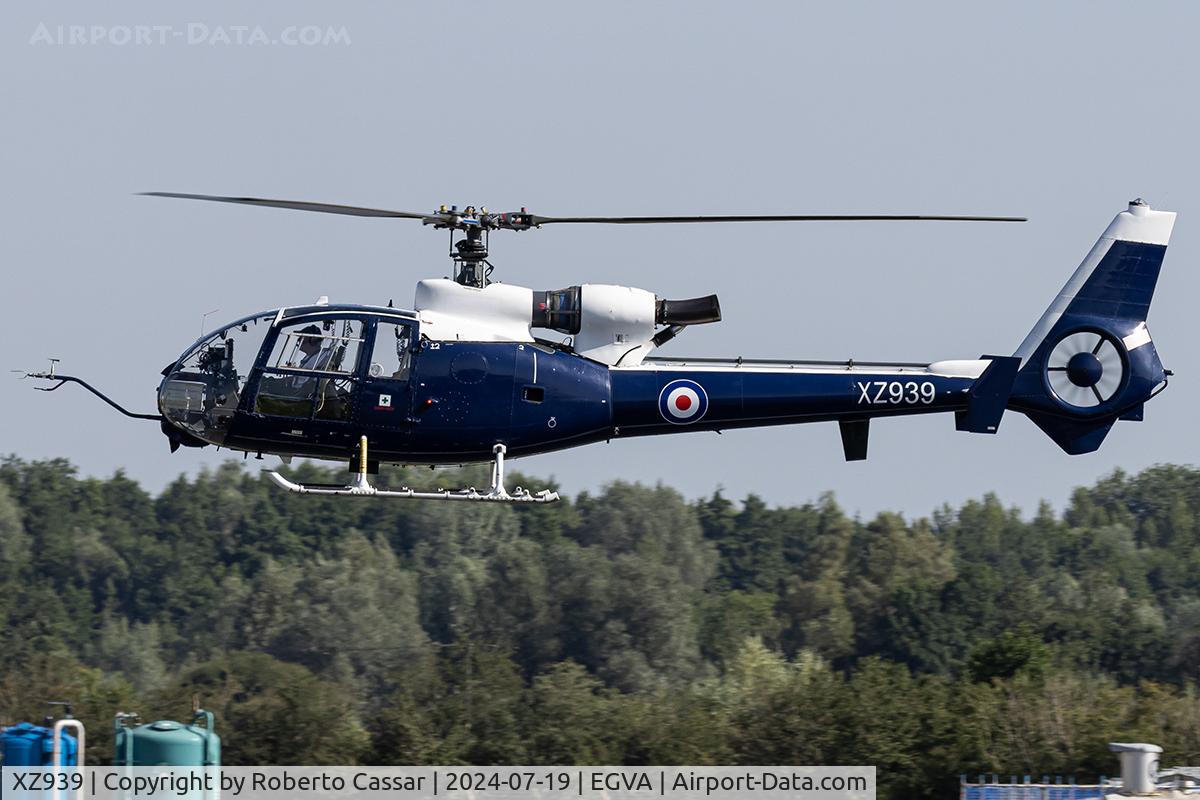 XZ939, 1978 Westland SA-341C Gazelle HT2 C/N WA1750, RIAT 24