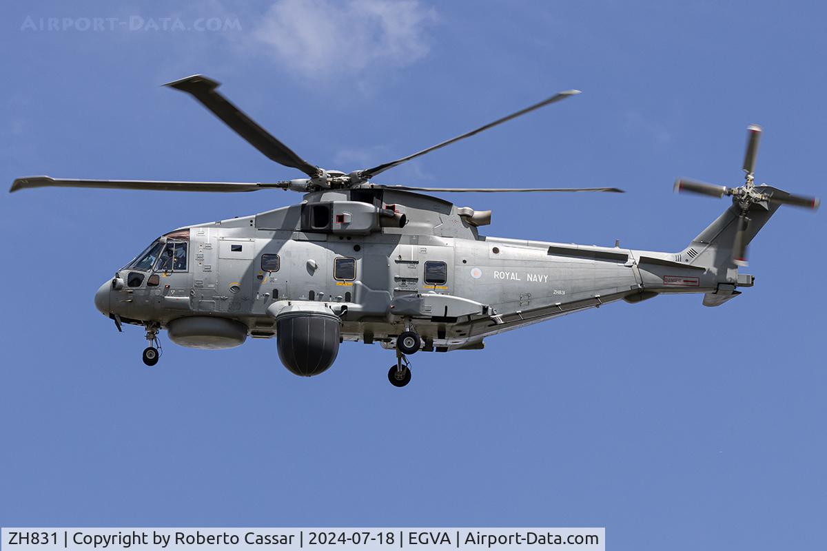 ZH831, AgustaWestland EH-101 Merlin HM.1 C/N 50053/RN11, RIAT 24