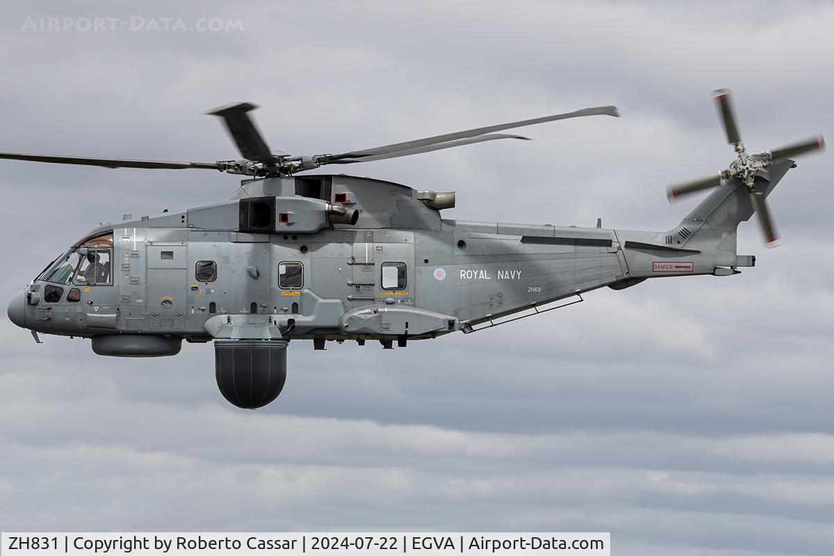 ZH831, AgustaWestland EH-101 Merlin HM.1 C/N 50053/RN11, RIAT 24
