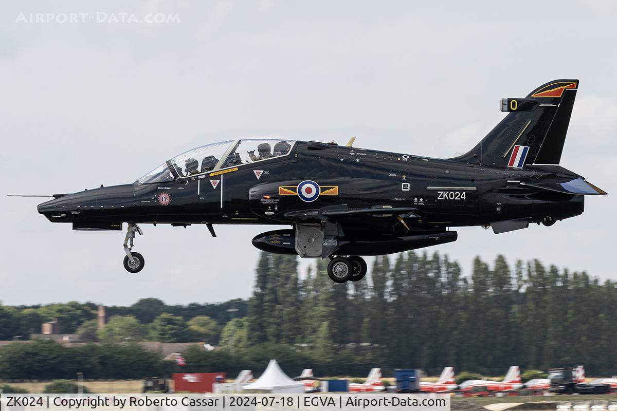 ZK024, 2009 British Aerospace Hawk T2 C/N RT015/1253, RIAT 24