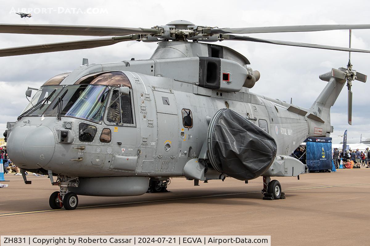 ZH831, AgustaWestland EH-101 Merlin HM.1 C/N 50053/RN11, RIAT 24