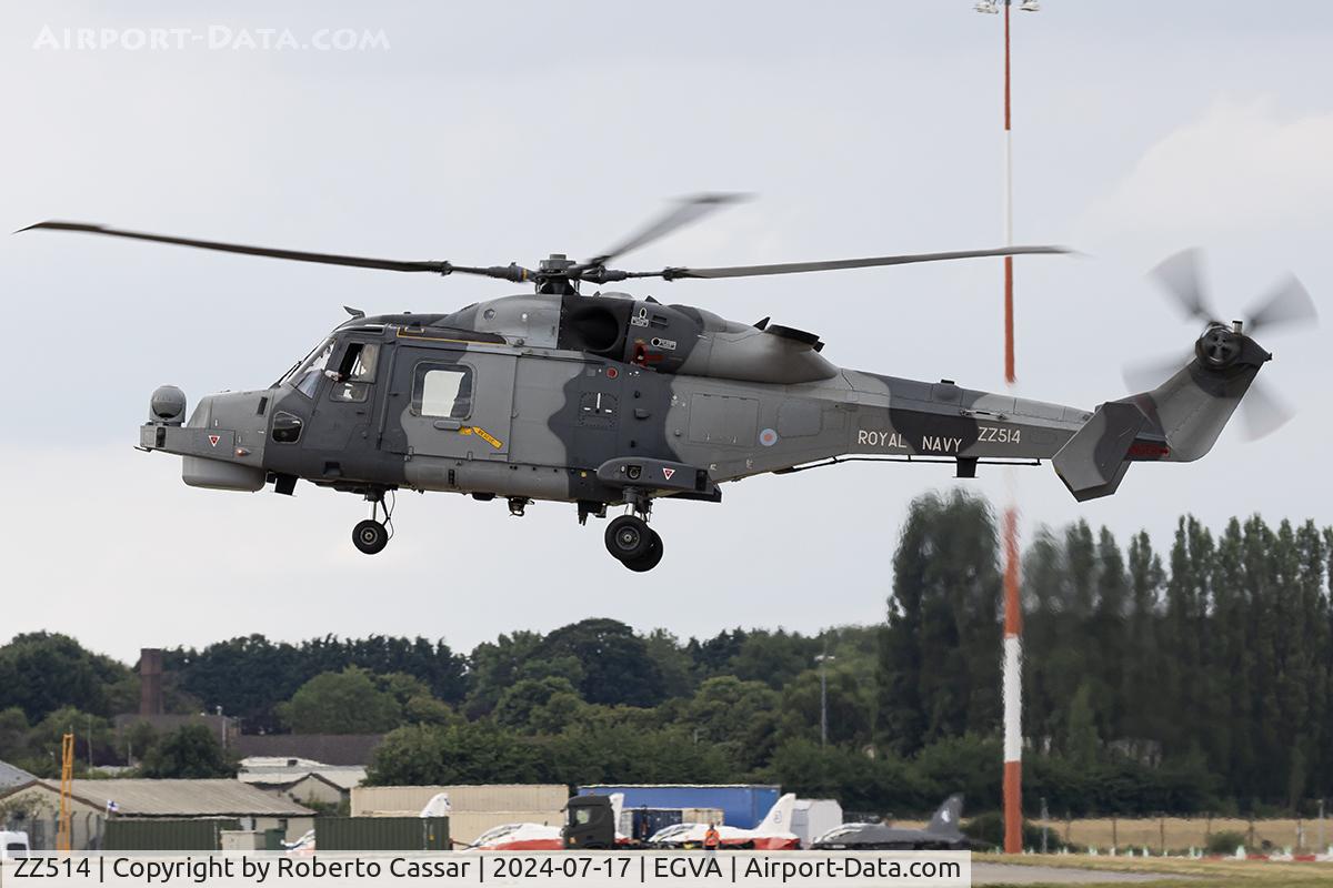 ZZ514, 2014 AgustaWestland AW-159 Wildcat HMA.2 C/N 519, RIAT 24