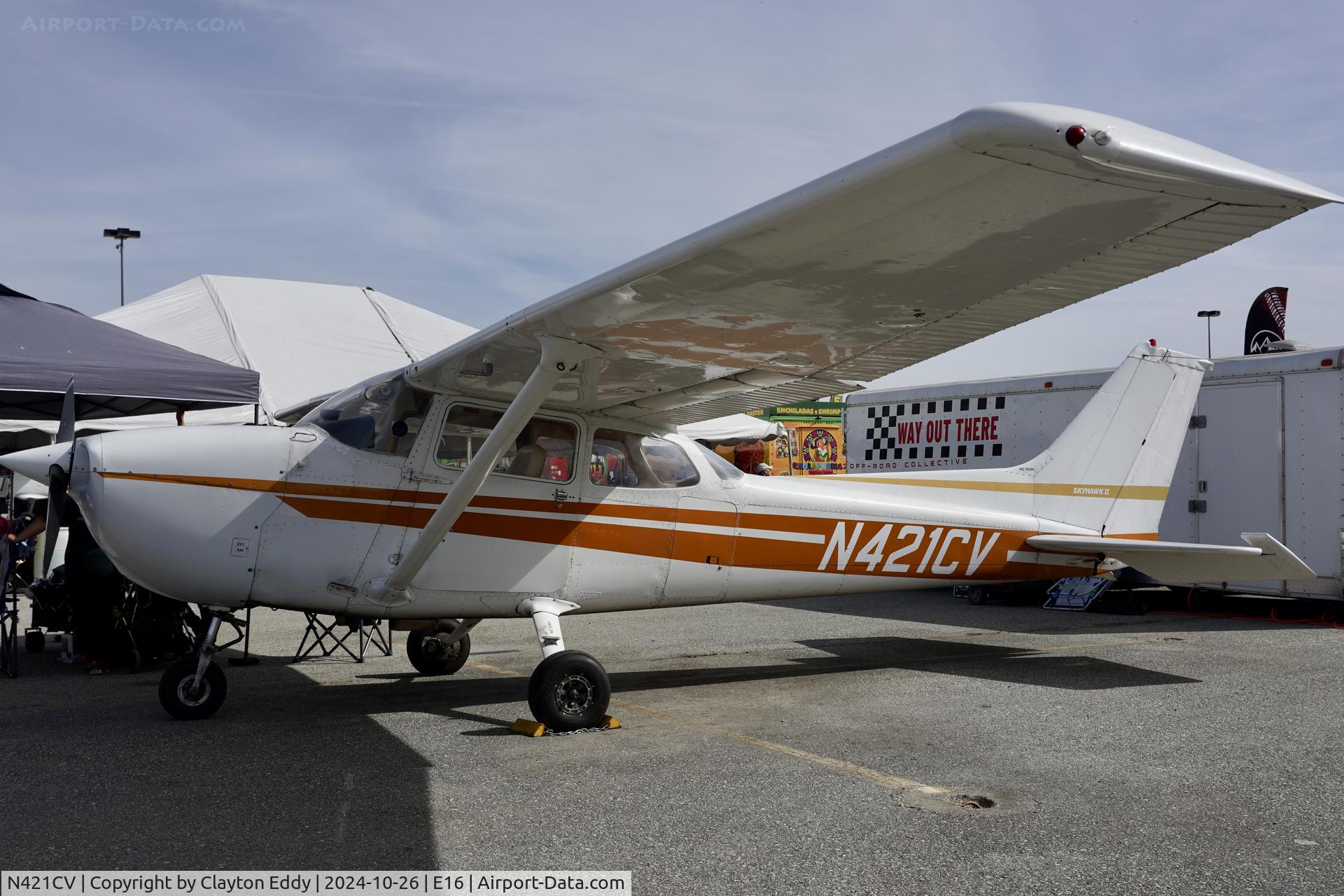 N421CV, 1979 Cessna 172N C/N 17272437, San Martin airport in California 2024.