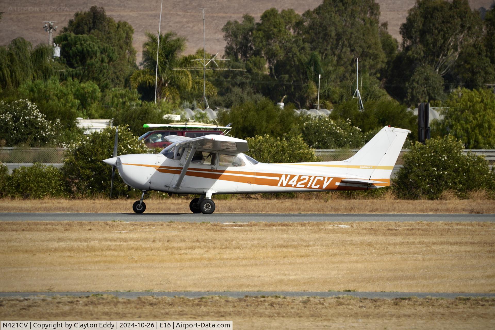 N421CV, 1979 Cessna 172N C/N 17272437, San Martin airport in California 2024.