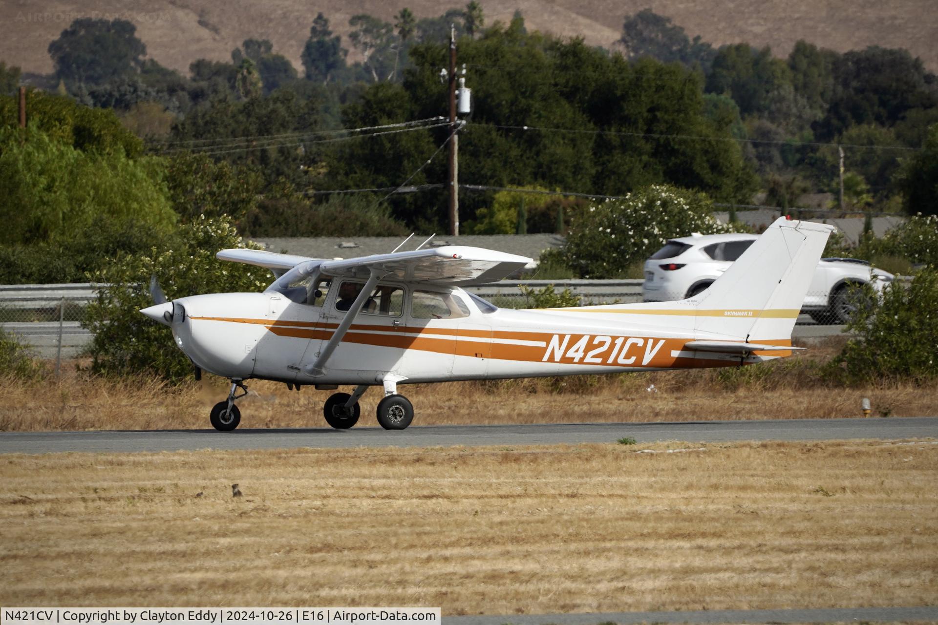 N421CV, 1979 Cessna 172N C/N 17272437, San Martin airport in California 2024.