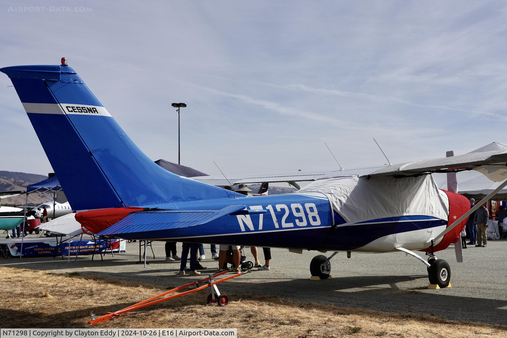 N71298, 1969 Cessna 182M Skylane C/N 18259567, San Martin airport in California 2024.