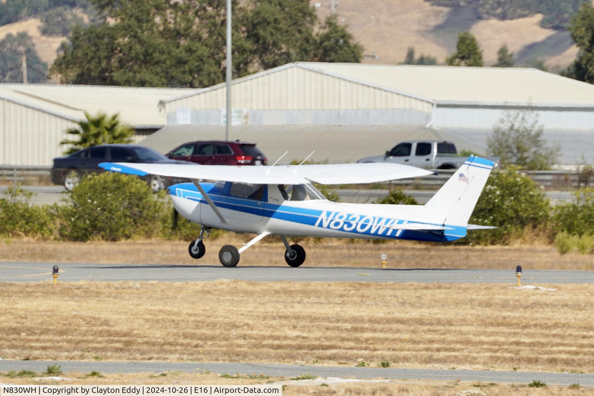 N830WH, Cessna 150M C/N 15076730, San Martin airport in California 2024.