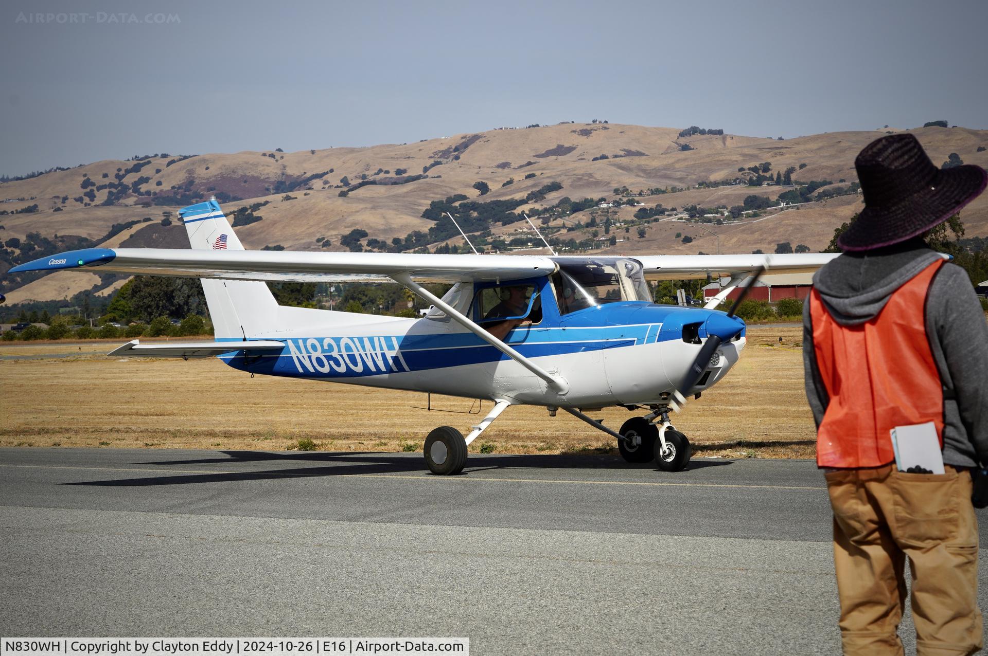 N830WH, Cessna 150M C/N 15076730, San Martin airport in California 2024.