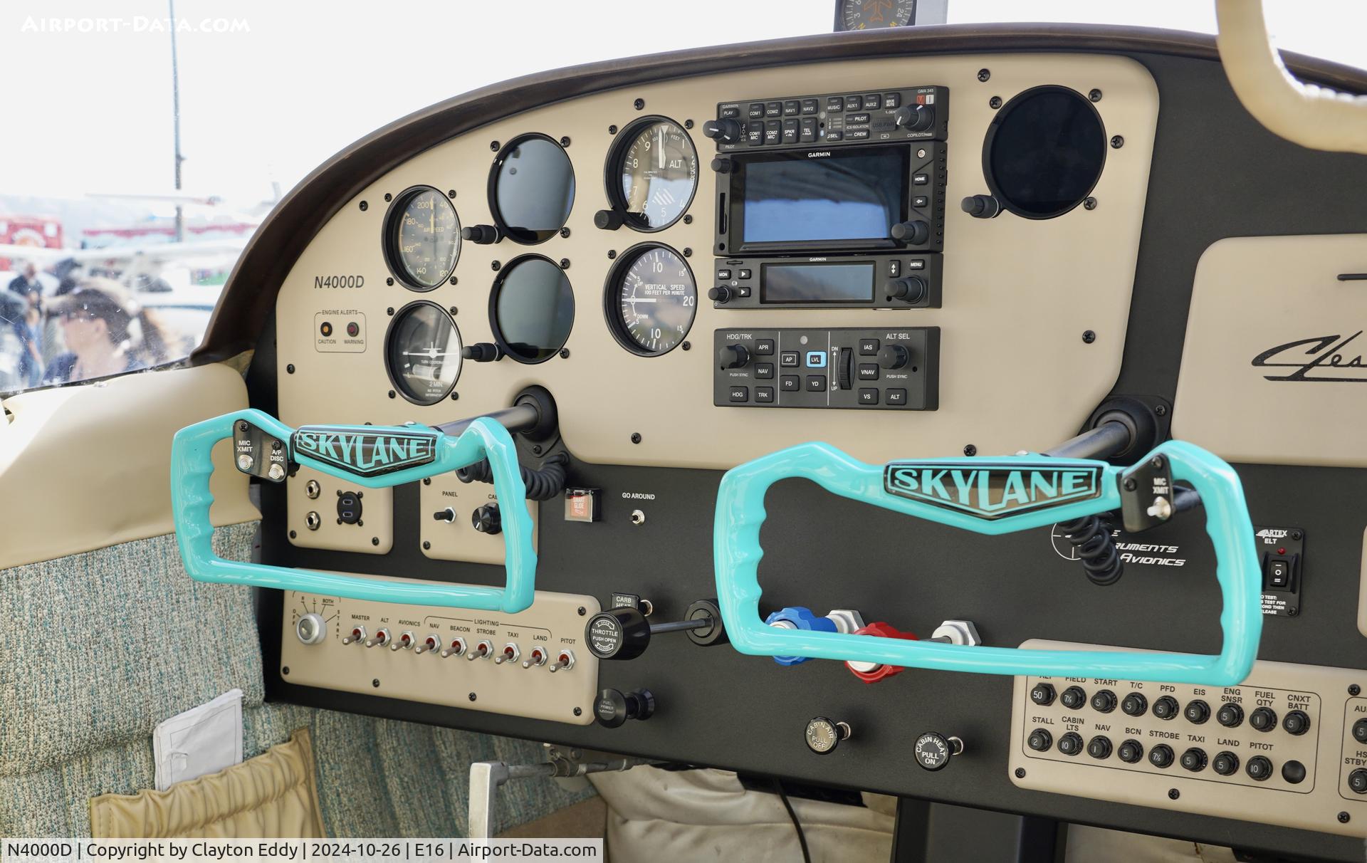 N4000D, 1958 Cessna 182A Skylane C/N 51361, San Martin airport in California 2024.