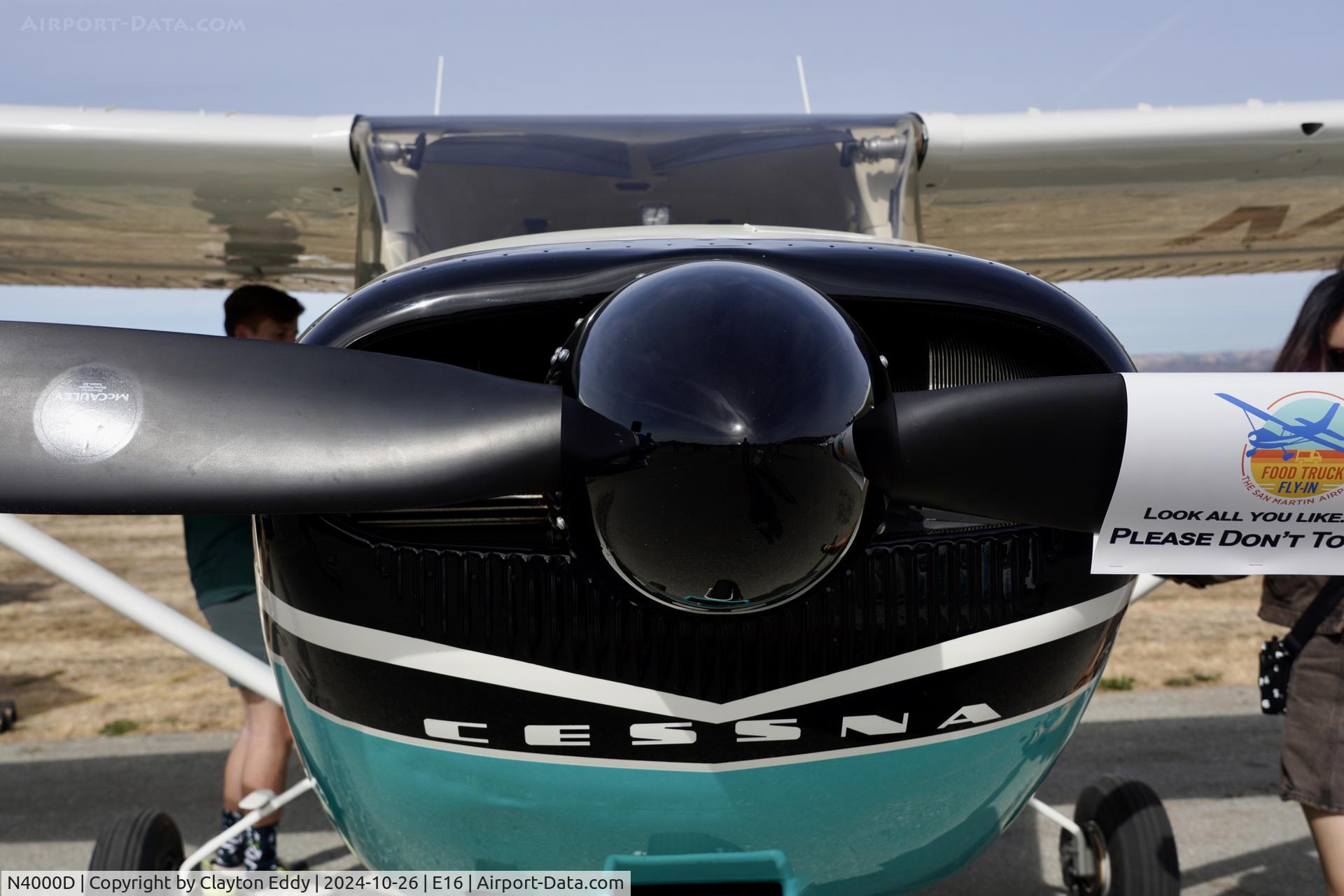 N4000D, 1958 Cessna 182A Skylane C/N 51361, San Martin airport in California 2024.