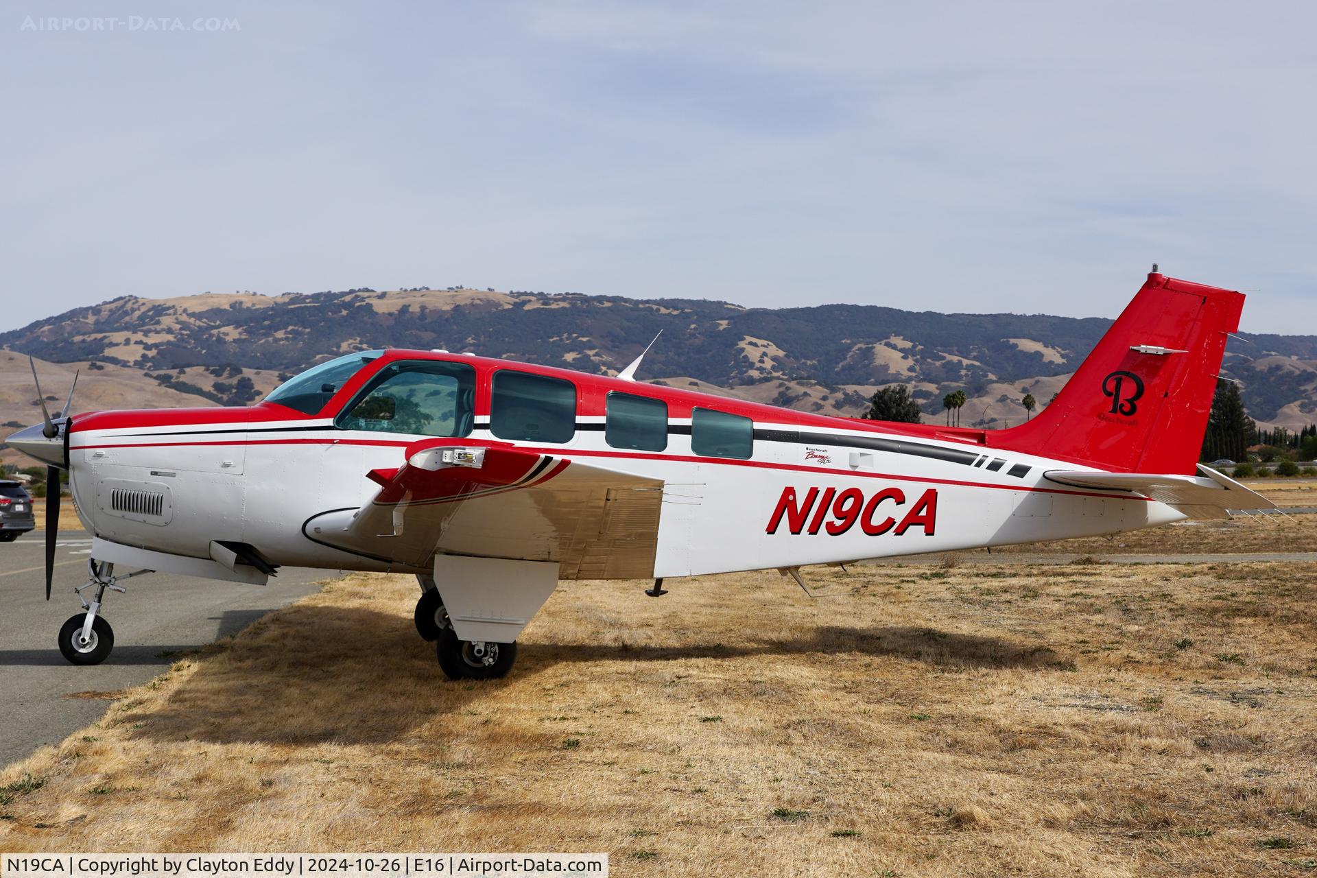 N19CA, 1994 Beechcraft A36 Bonanza C/N E-2877, San Martin airport in California 2024.