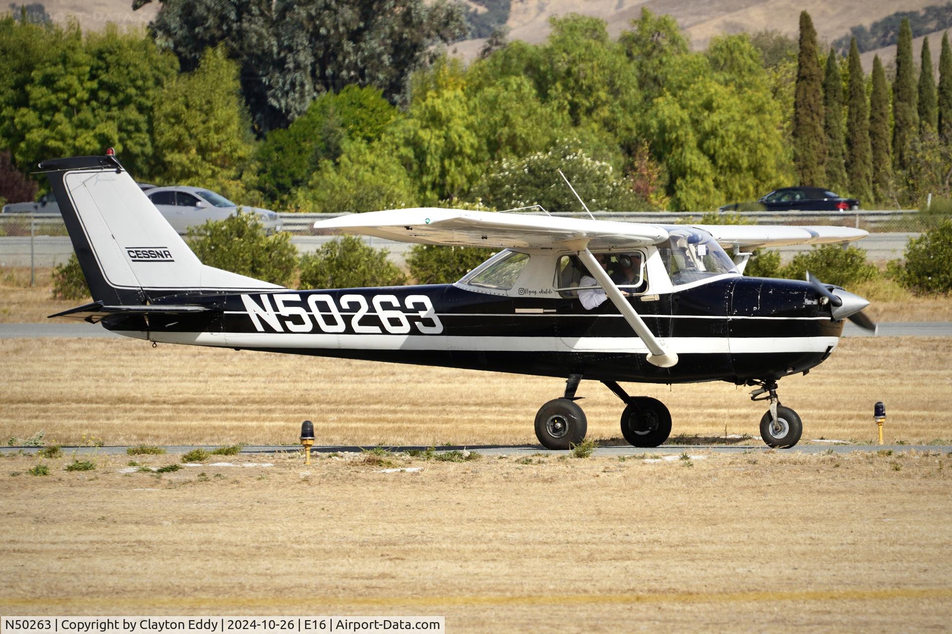 N50263, 1968 Cessna 150H C/N 15069176, San Martin airport in California 2024.