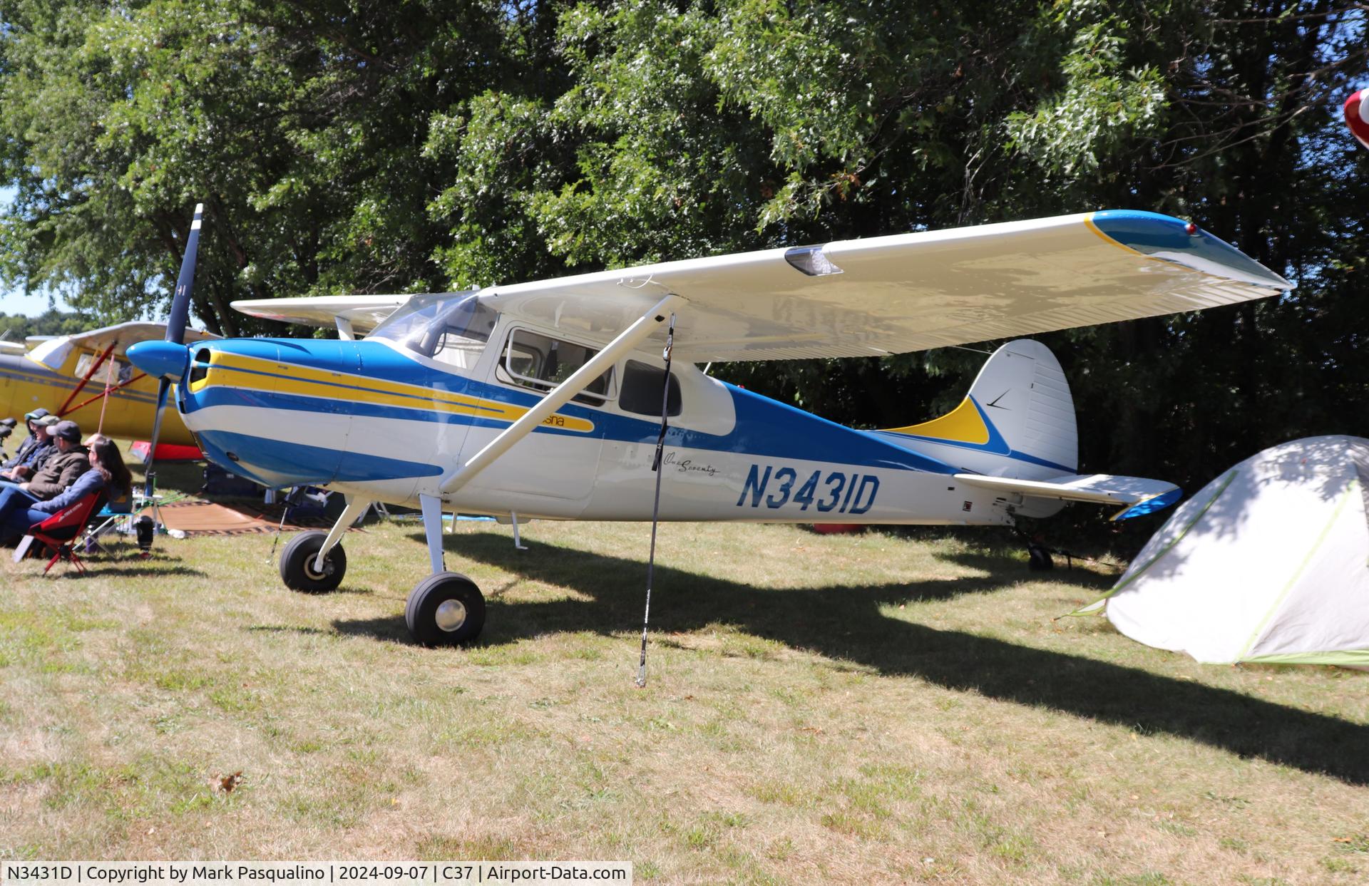 N3431D, 1955 Cessna 170B C/N 26974, Cessna 170B
