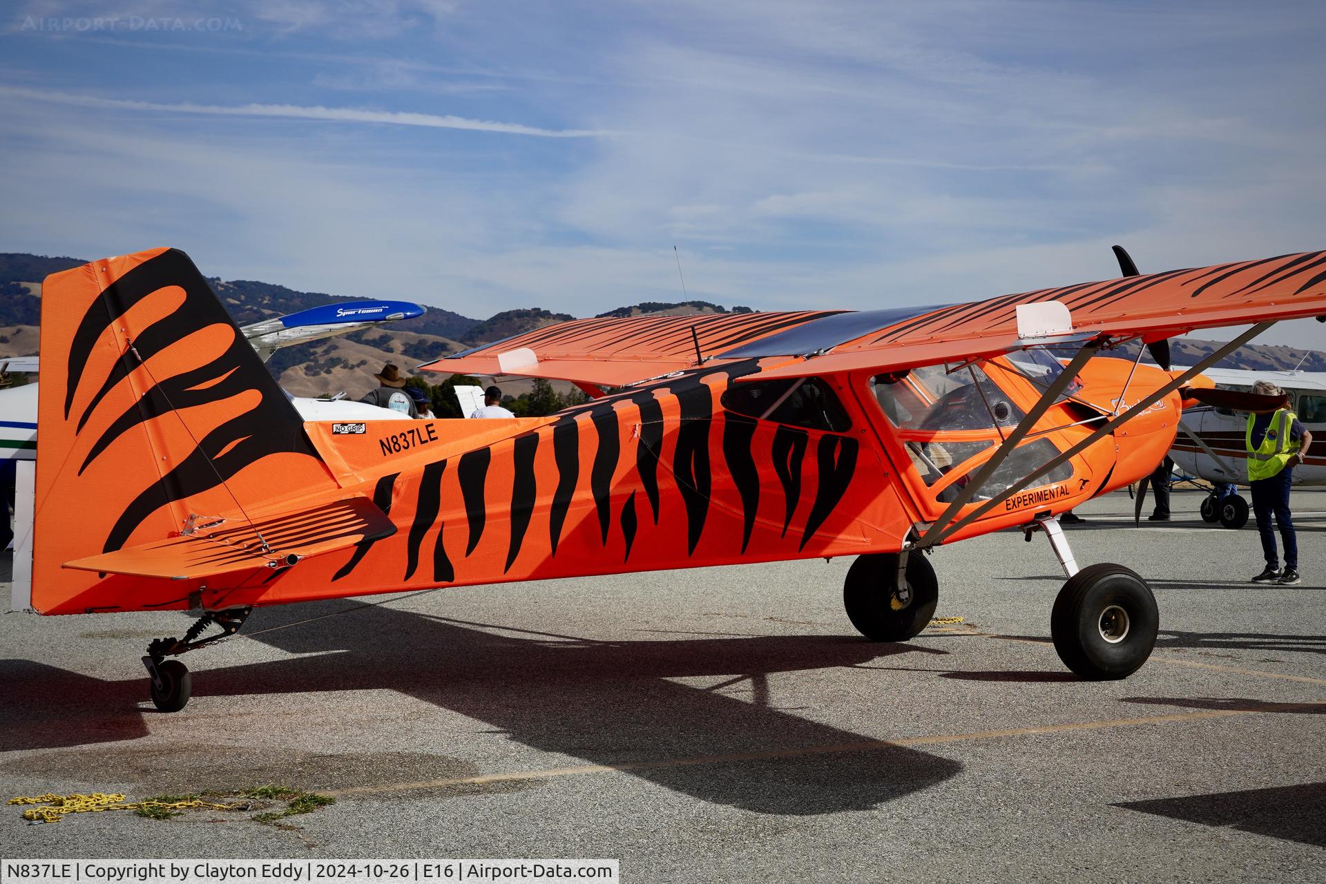 N837LE, 2022 Donald Burns SkyReach BushCat C/N CH224C, San Martin airport in California 2024.