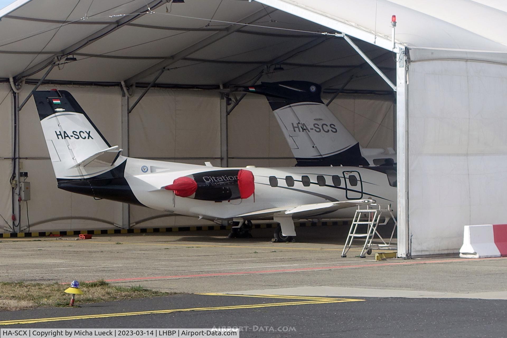 HA-SCX, Cessna 550B Citation Bravo C/N 550B-0864, At Budapest