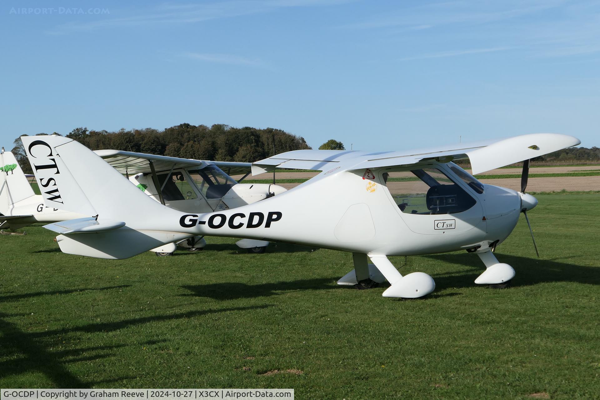 G-OCDP, 2006 Flight Design CTSW C/N 06.08.22, Parked at Northrepps.